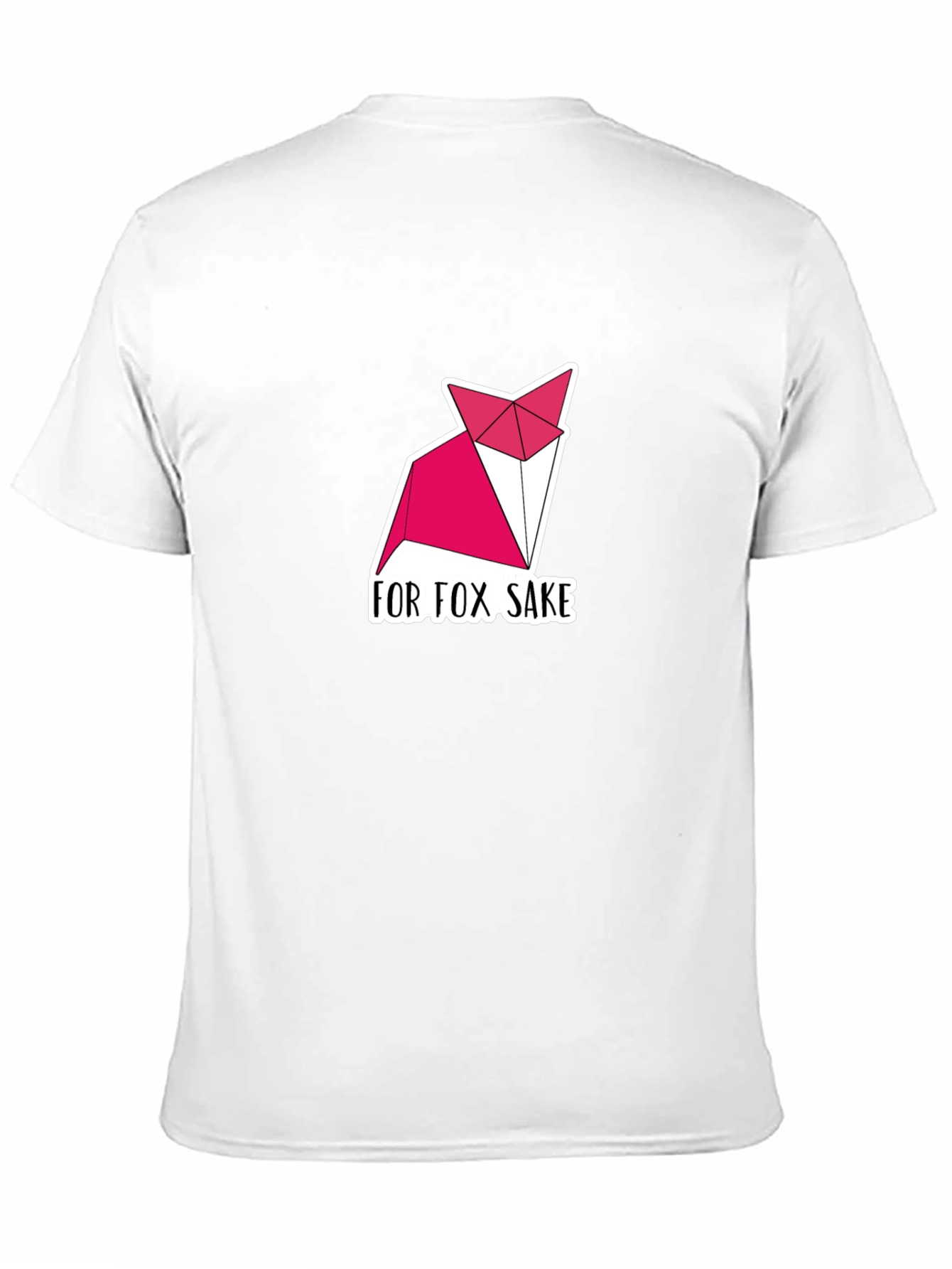 Black For Fox Sake Graphic Tee - Mens Black Cotton T-Shirt view 11