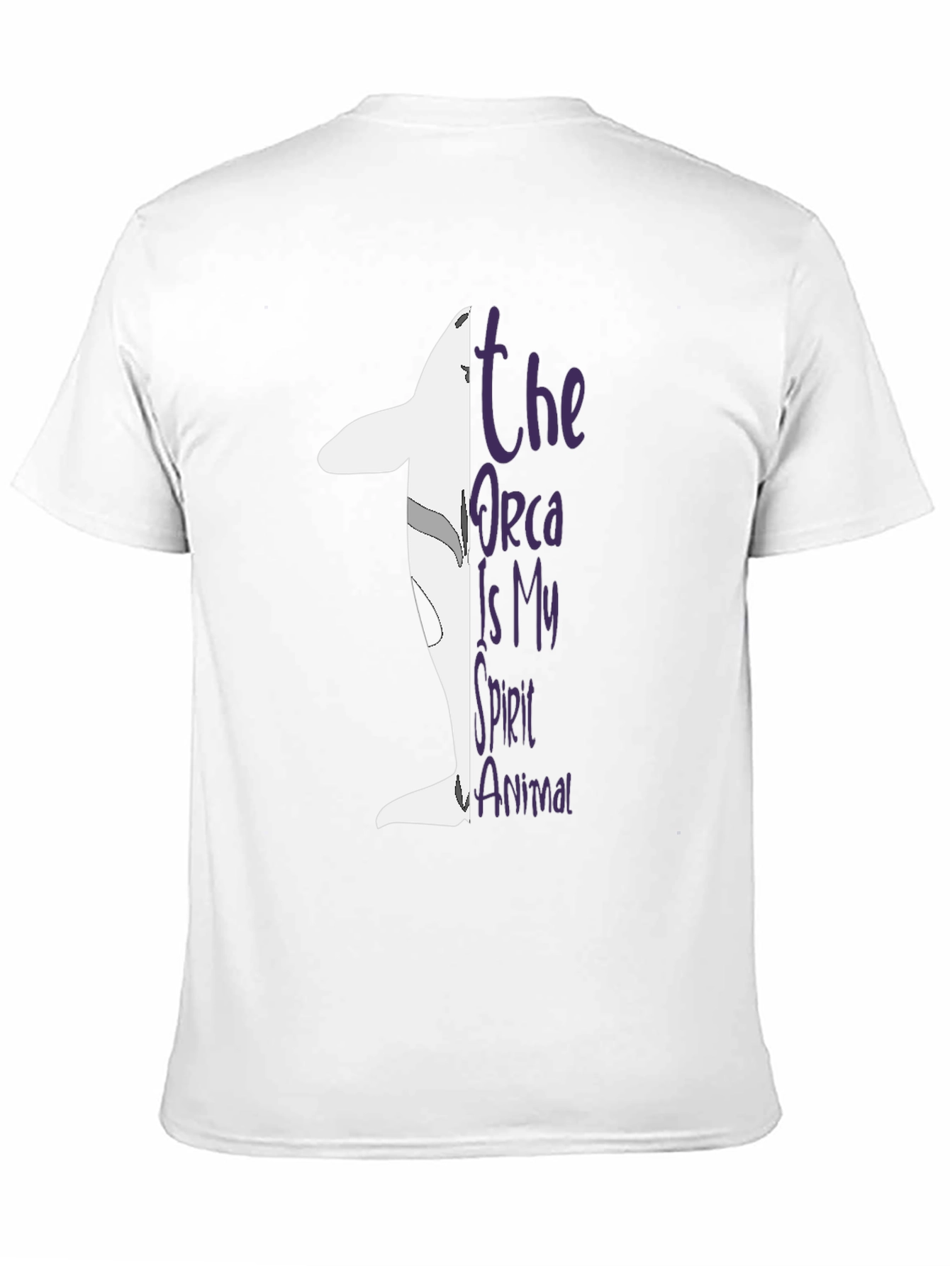 Black Orca Spirit Animal Graphic Tee view 11