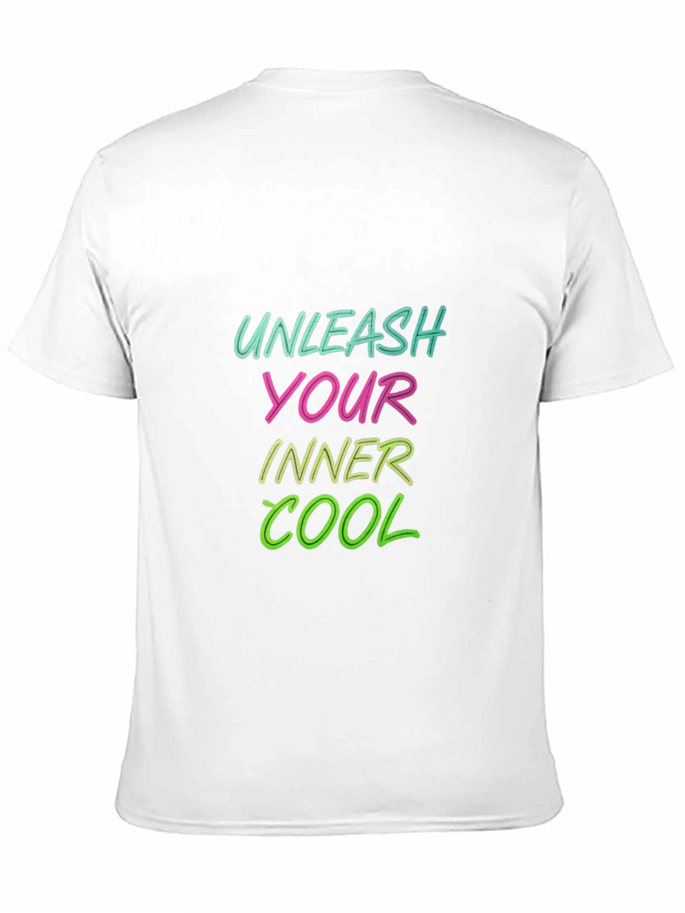 Black Unleash Your Inner Cool Graphic Tee - Black view 11