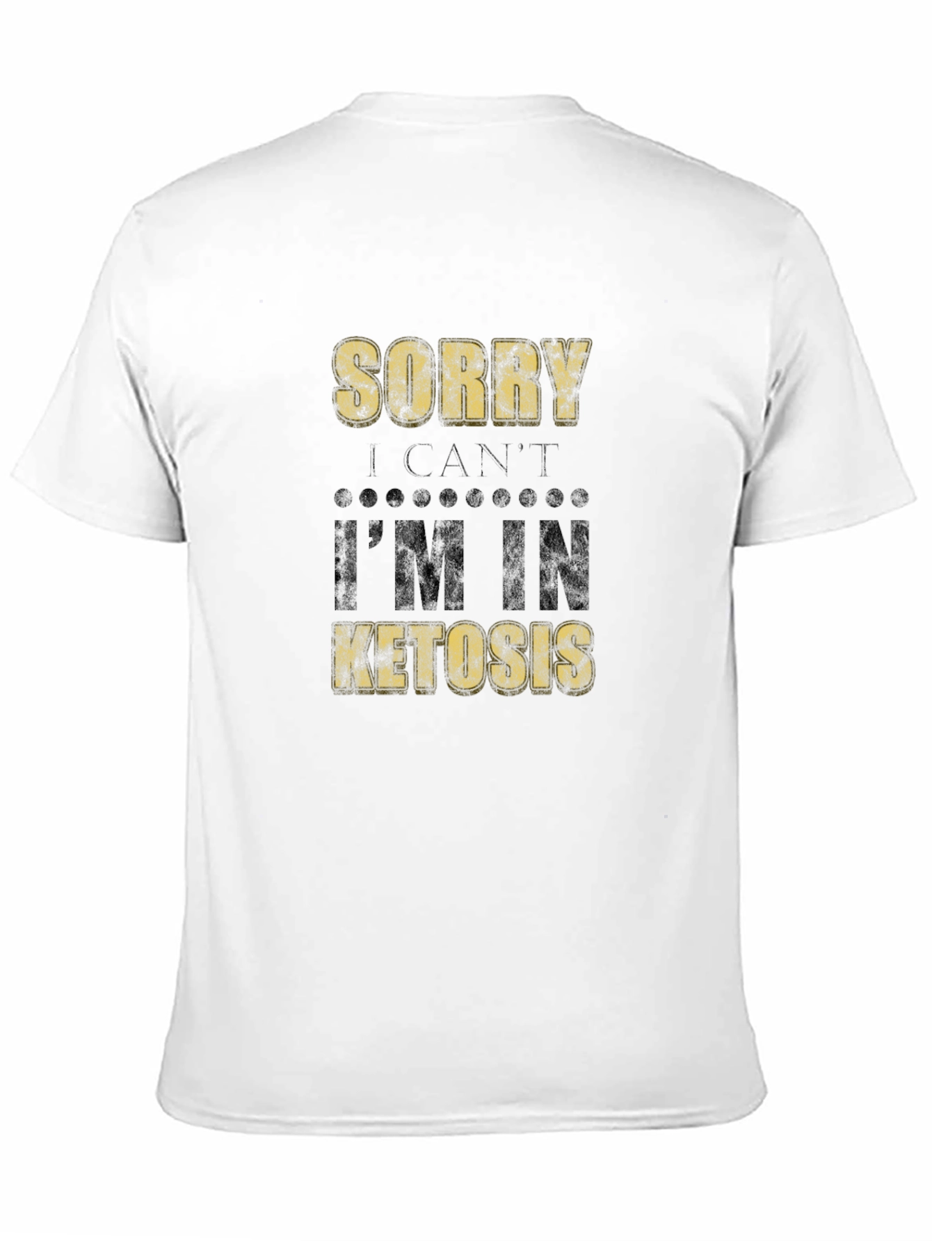 Black Sorry I Can't I'm In Ketosis T-Shirt view 11
