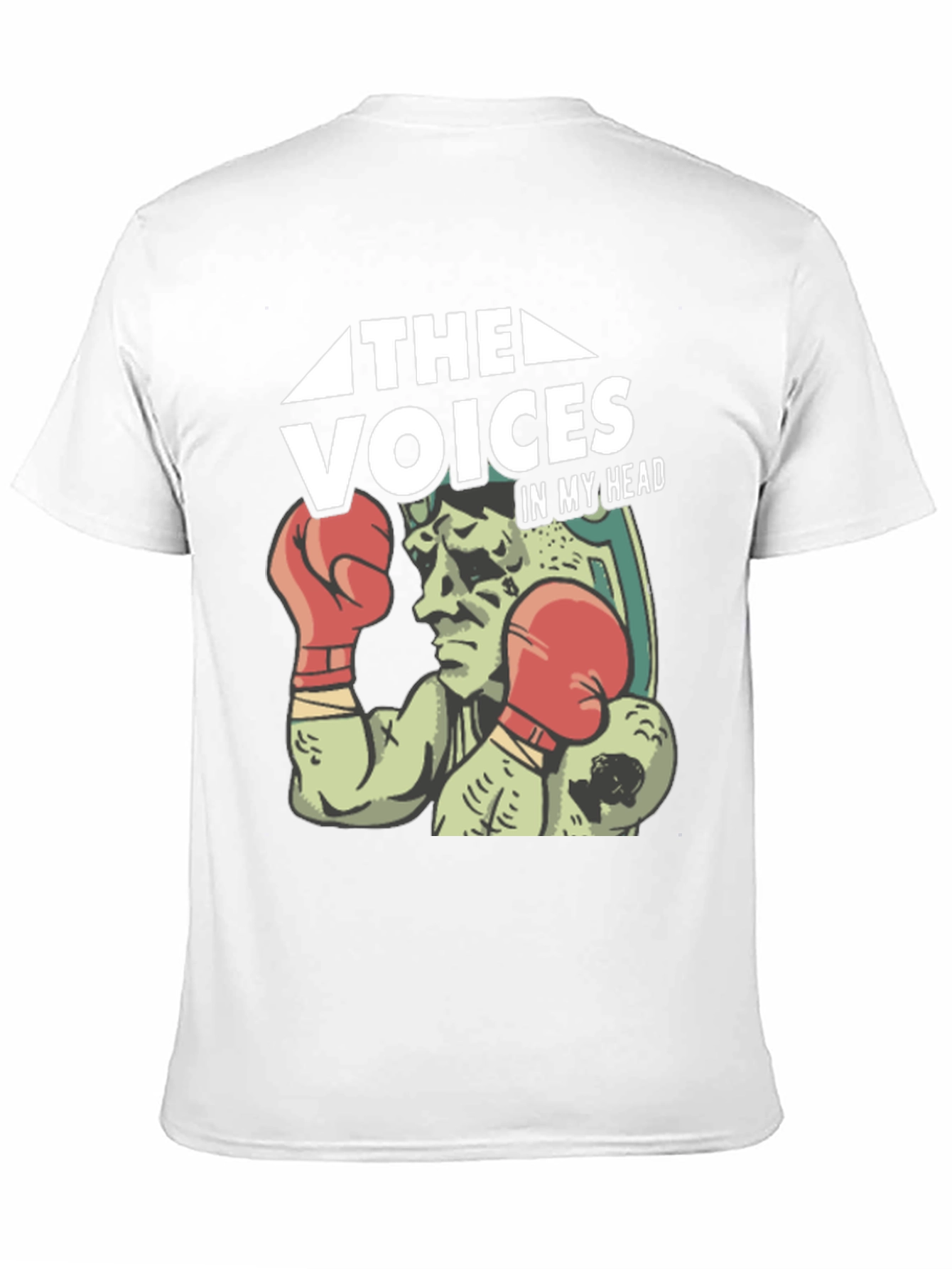 Black The Voices in My Head T-Shirt - Boxer Graphic Tee view 11