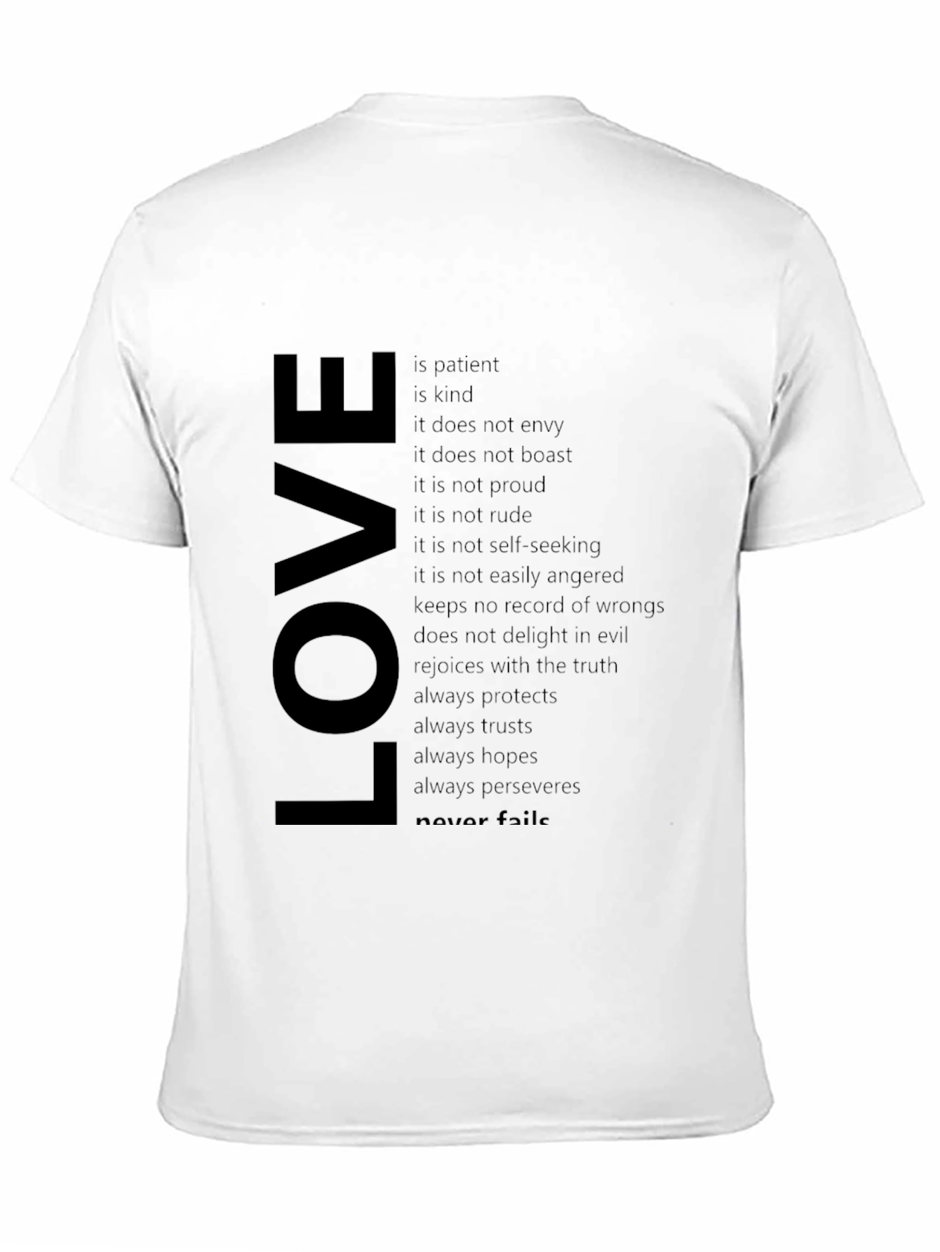 Black Love Definition T-Shirt - Inspirational Graphic Tee view 11