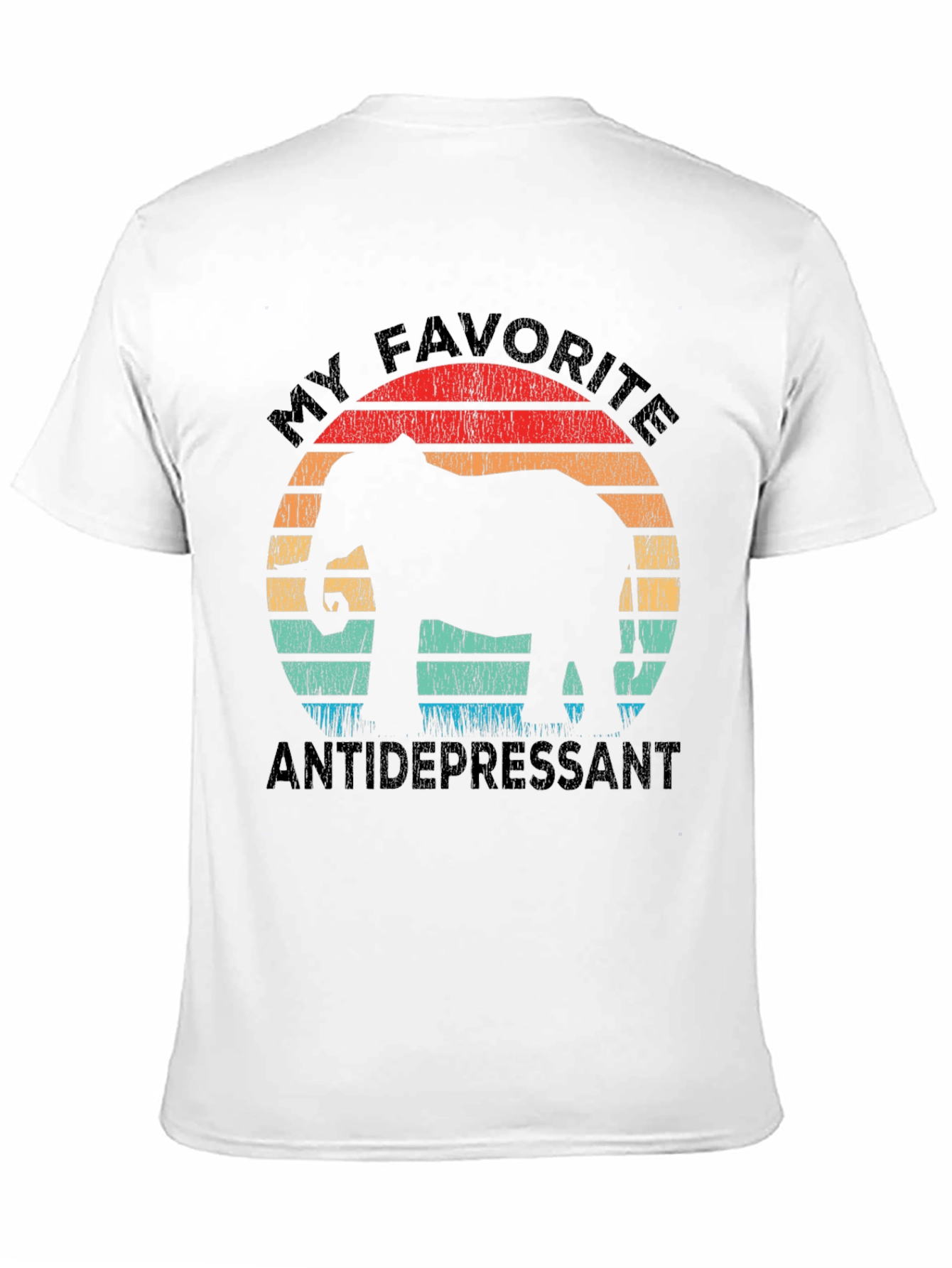Black Elephant Antidepressant Tee - Comfort & Style view 11