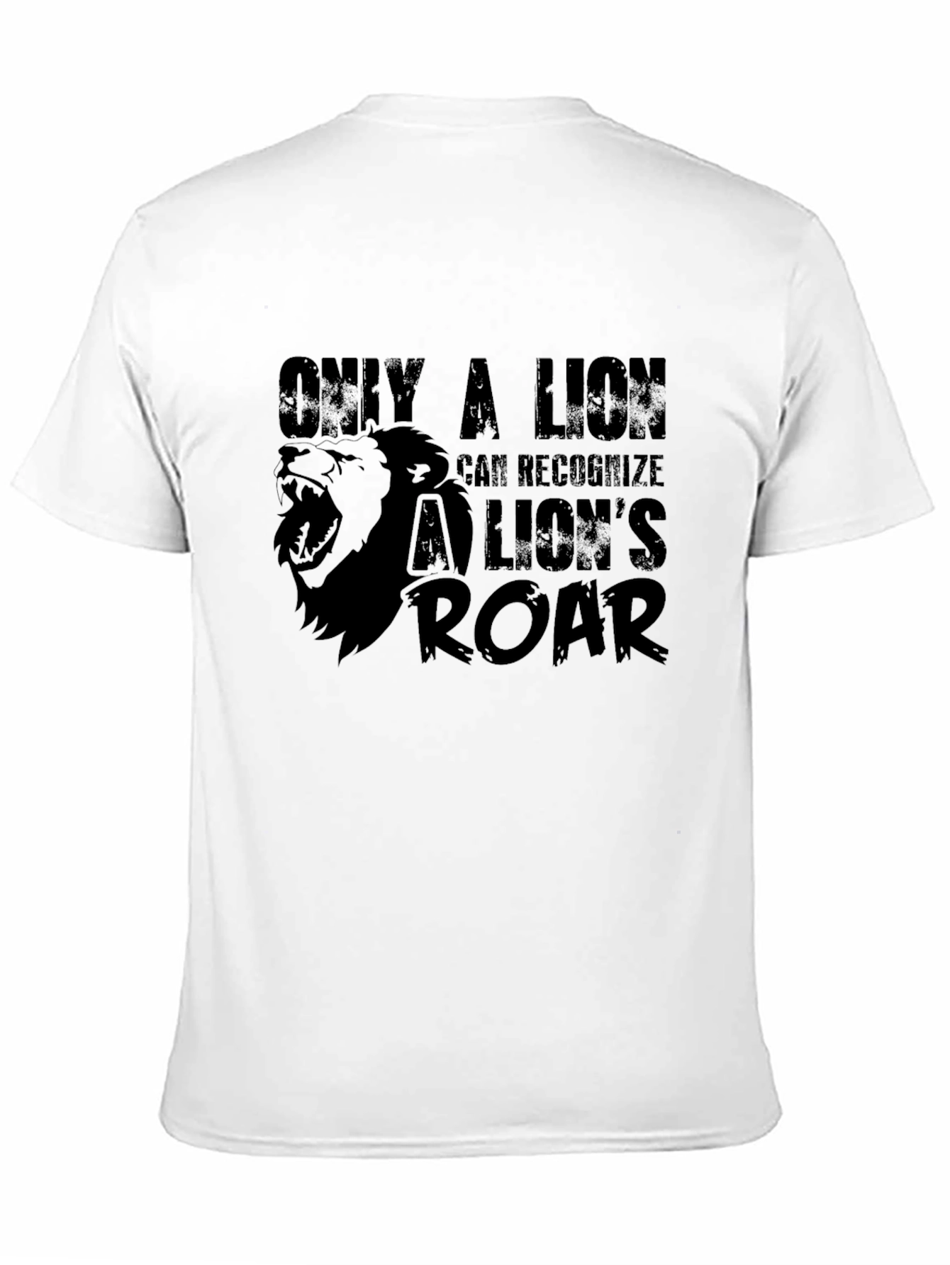 Black Lion Roar Graphic T-Shirt - Black view 11