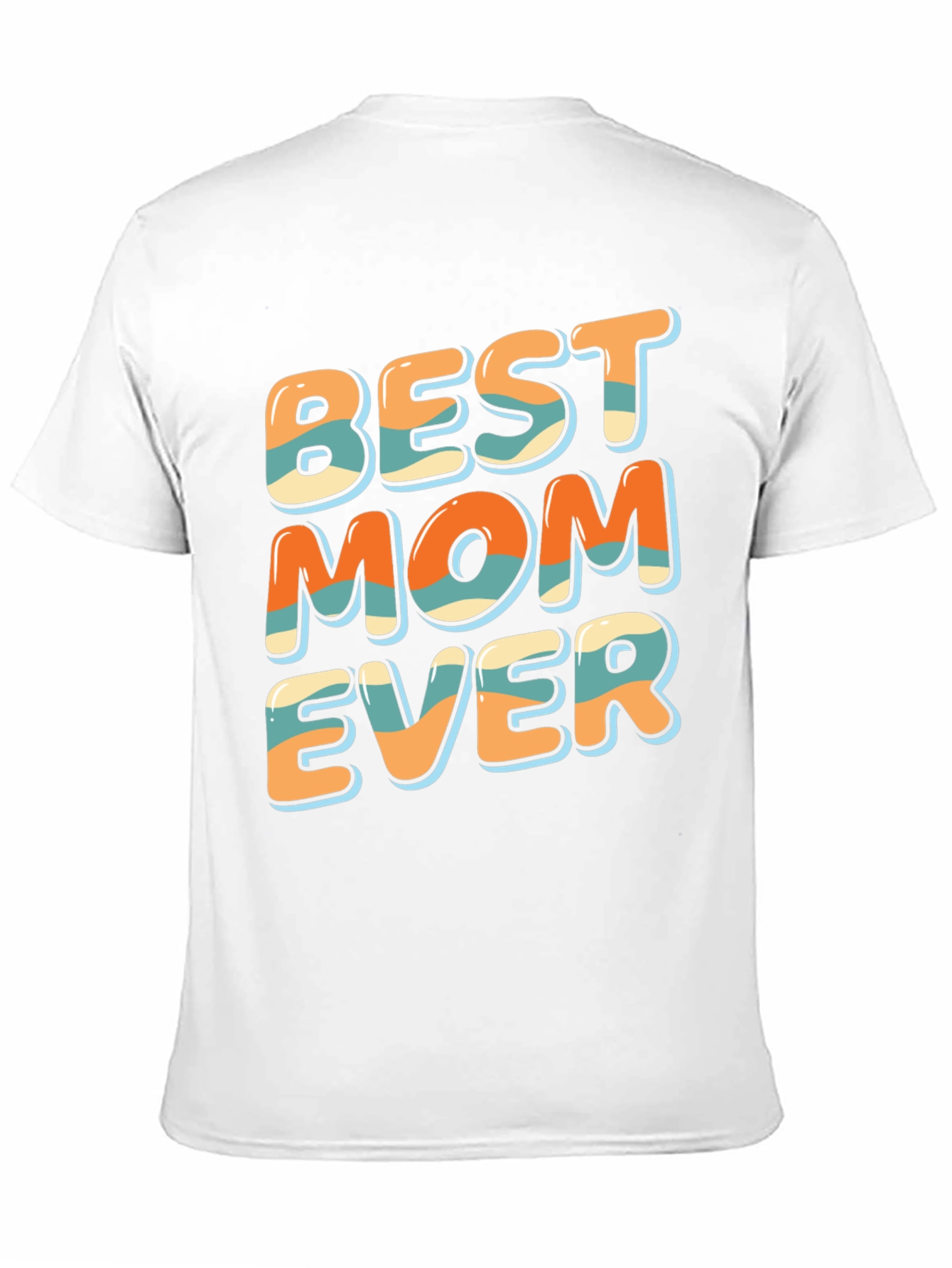 Black Best Mom Ever Graphic T-Shirt - Unisex view 11