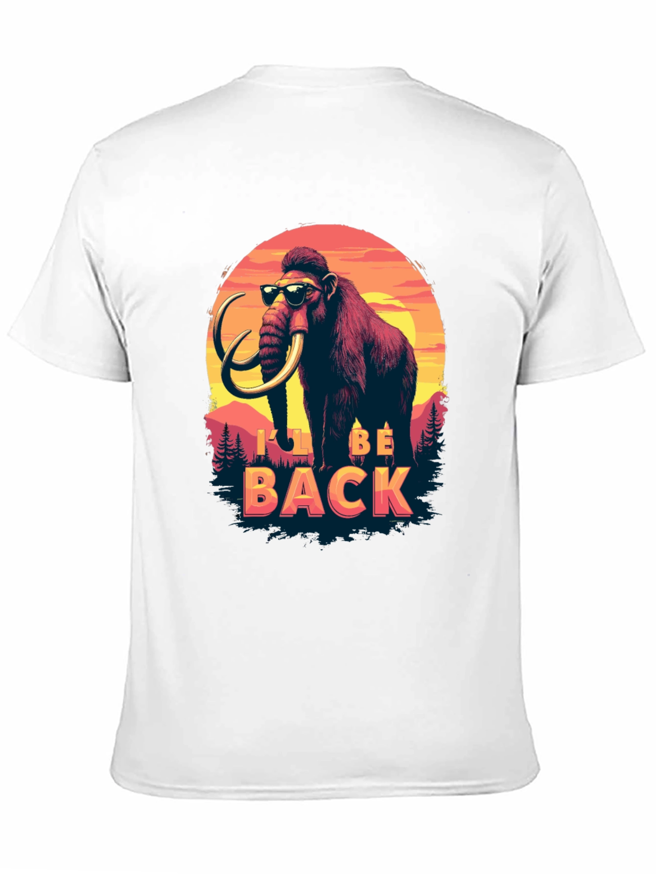 I'll Be Back Mammoth T-Shirt  - 11