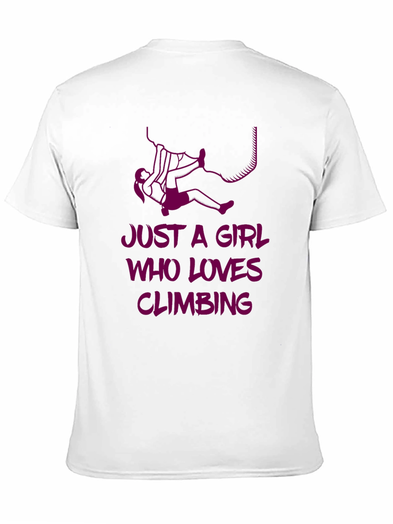 Black Climbing Girl Graphic Tee - Love to Climb! view 11