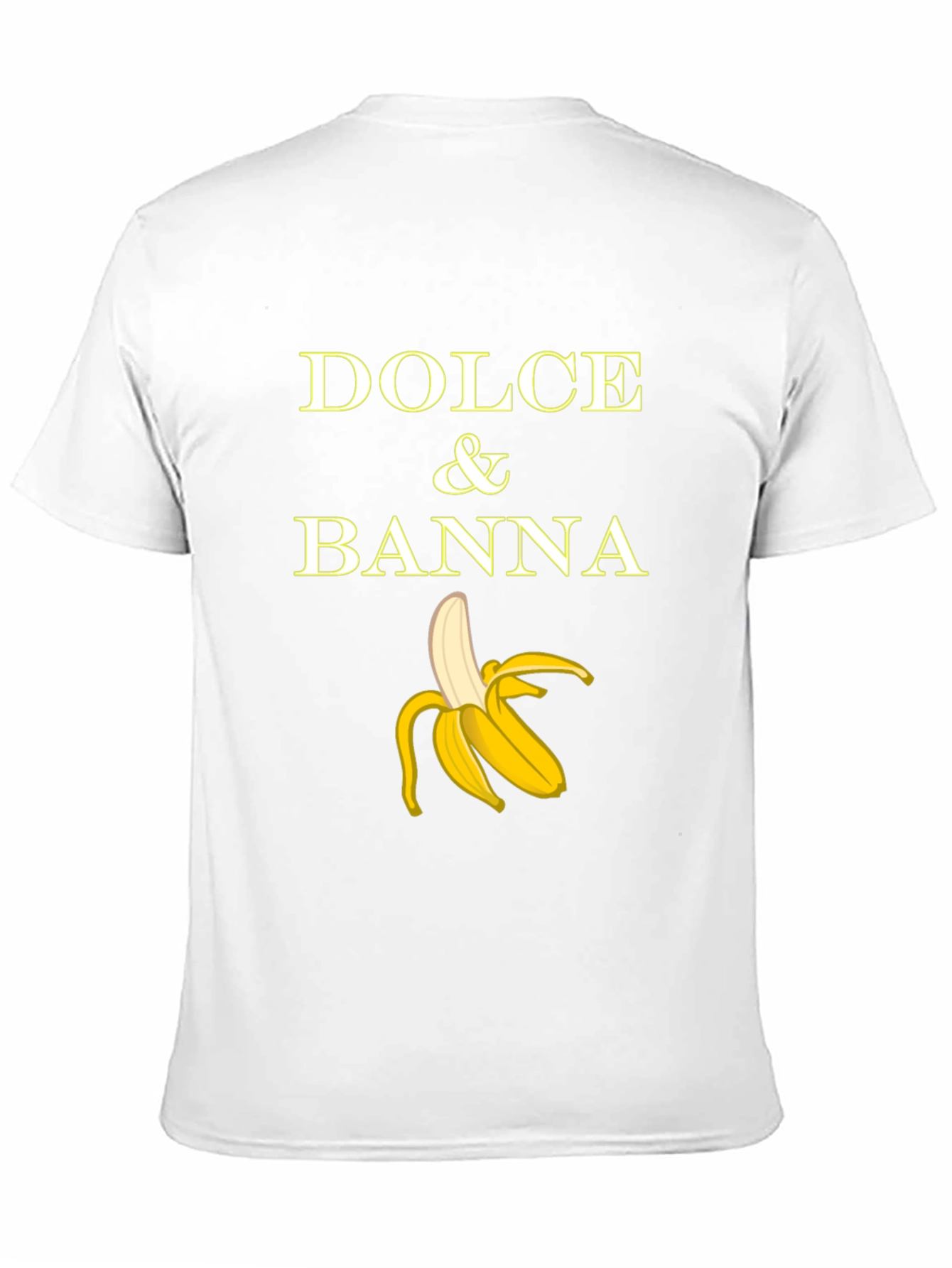 Black Dolce & Banna T-Shirt Funny Banana Graphic Tee view 11