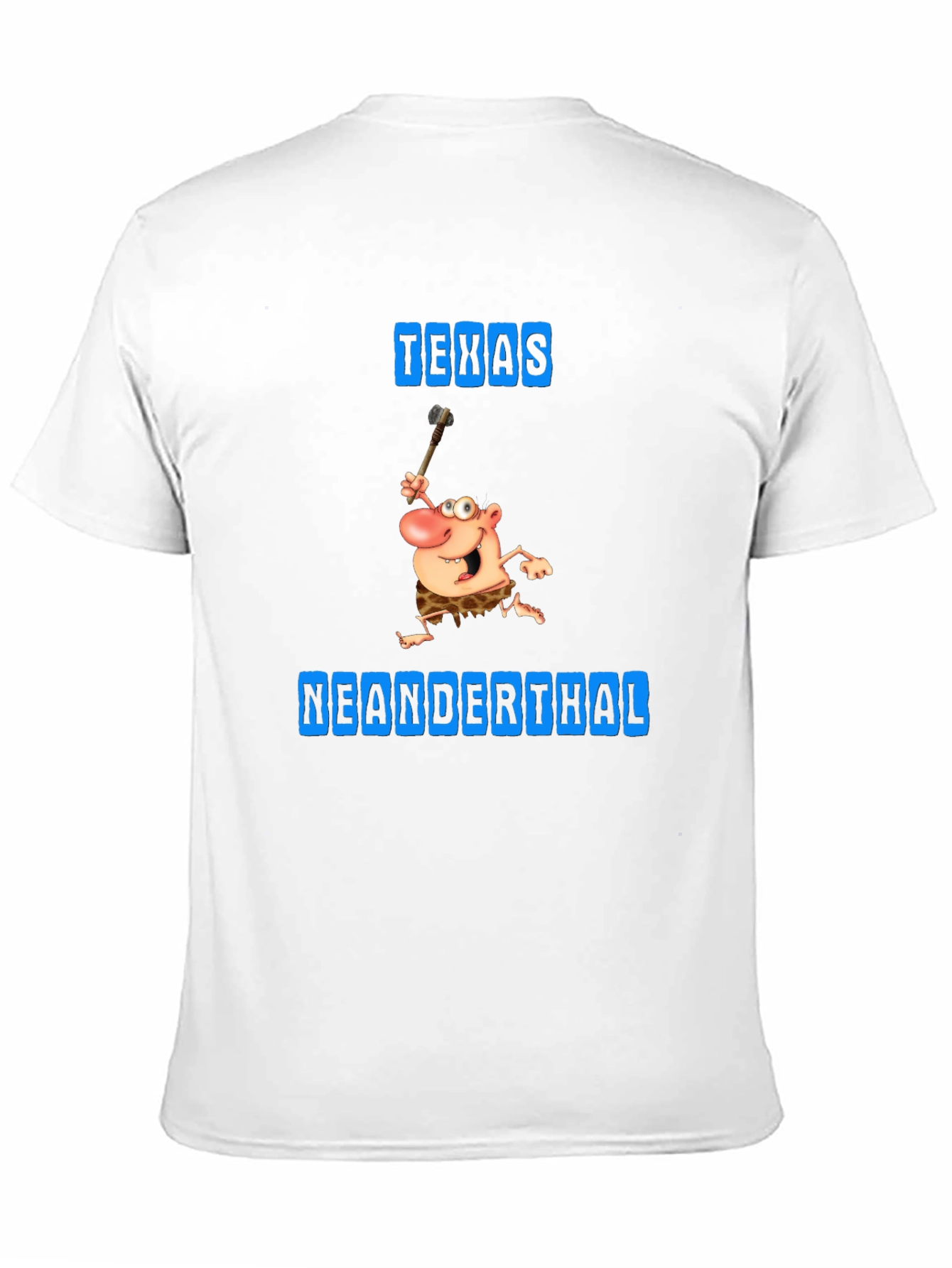 Black Texas Neanderthal Graphic T-Shirt - Black view 11