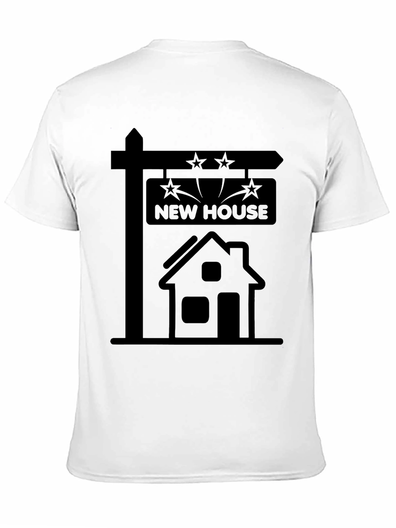 Black New House T-Shirt: Celebrate Your New Home! view 11