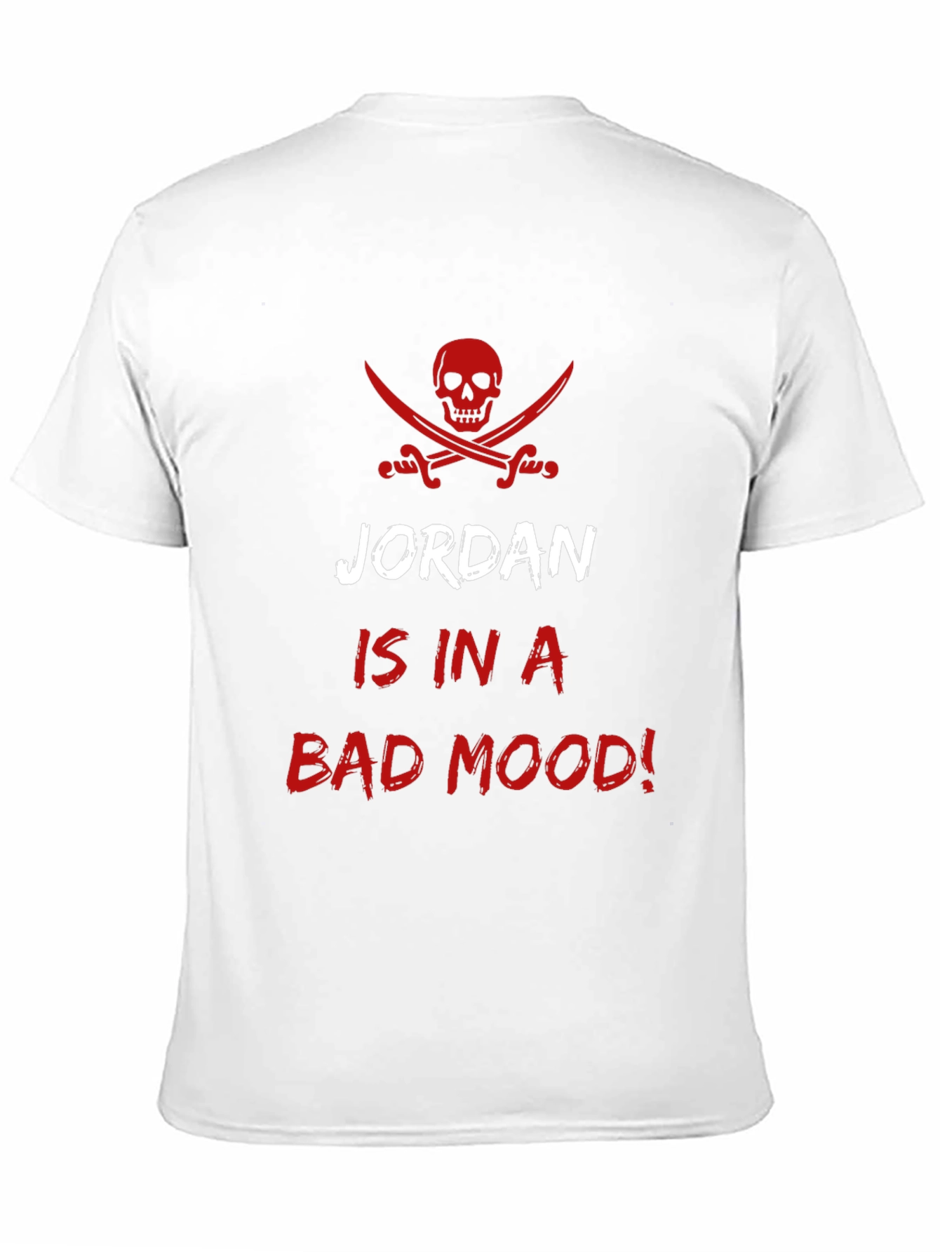 Black Jordan is in a Bad Mood! T-Shirt - Funny Graphic Tee view 11