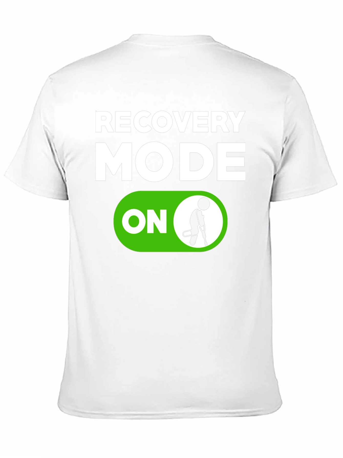 Black Recovery Mode ON T-Shirt - Funny Get Well Soon Gift view 11