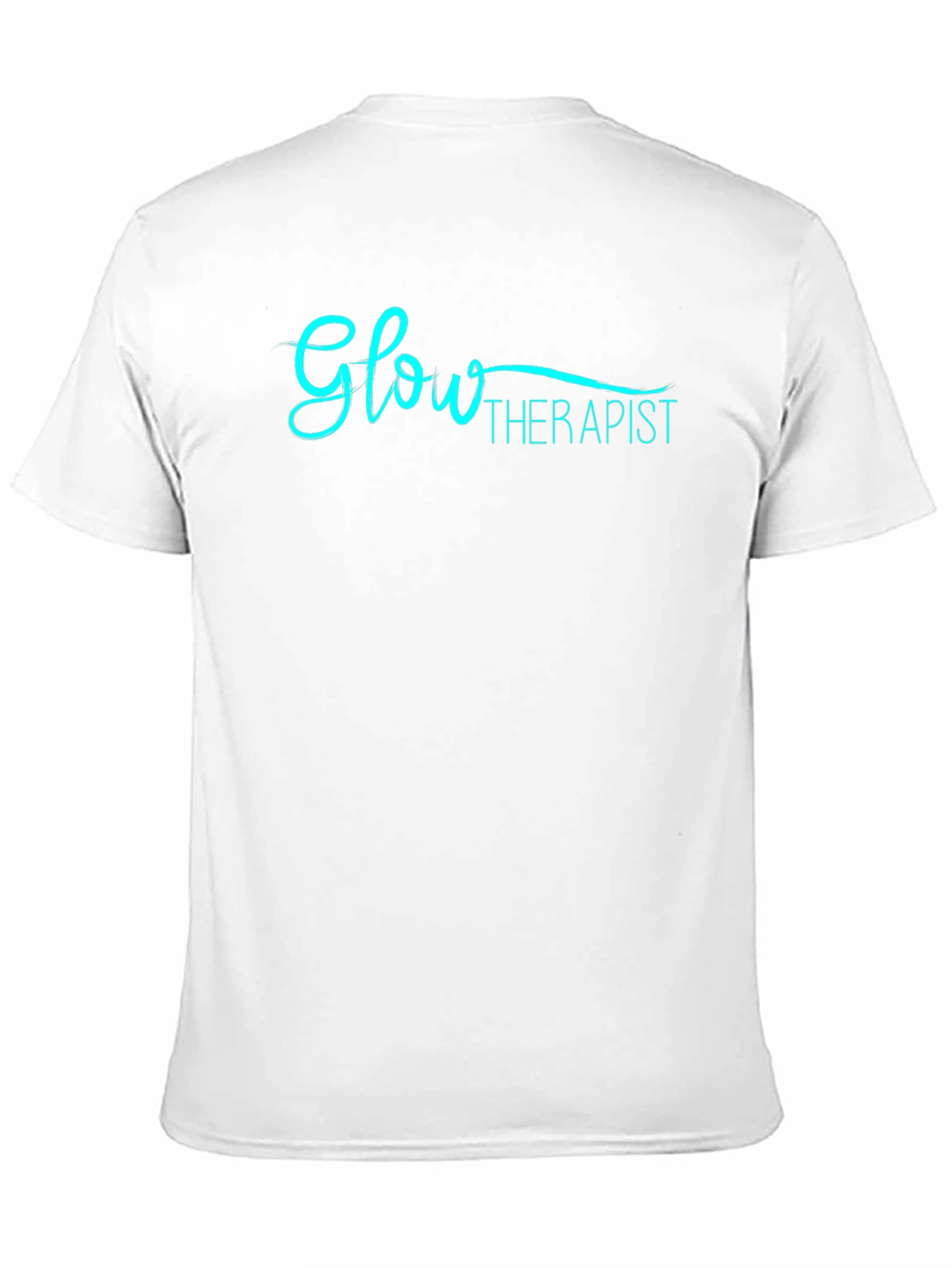 Black Glow Therapist Black T-Shirt view 11