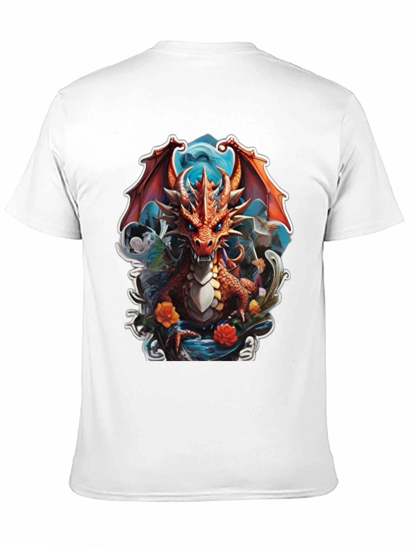 Dragon Graphic Tee - Fantasy Art Shirt - 11