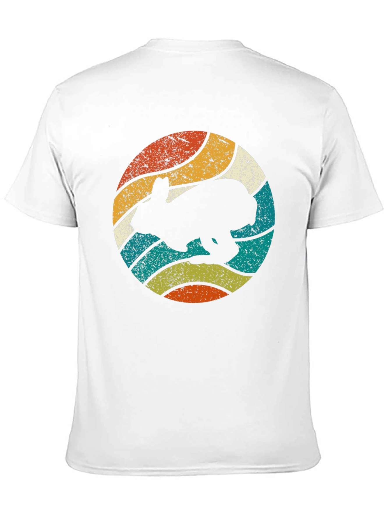 Retro Rabbit Tee - Vintage Style Graphic T-Shirt - 11