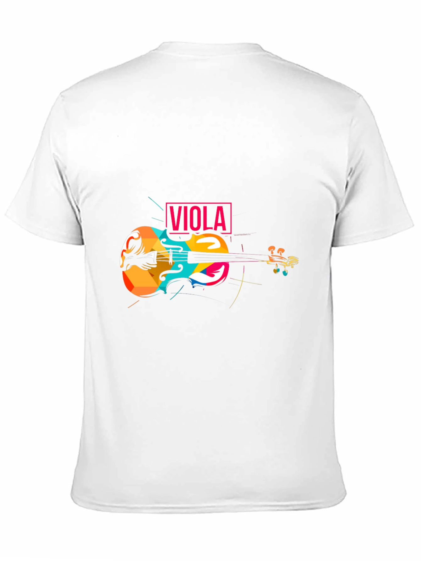 Black Colorful Viola Graphic T-Shirt view 11