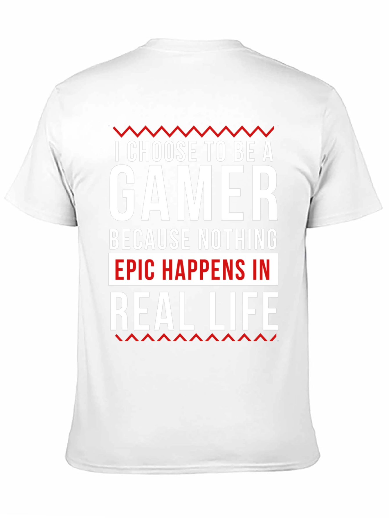 Black Gamer T-Shirt - Epic Happens Here! view 11