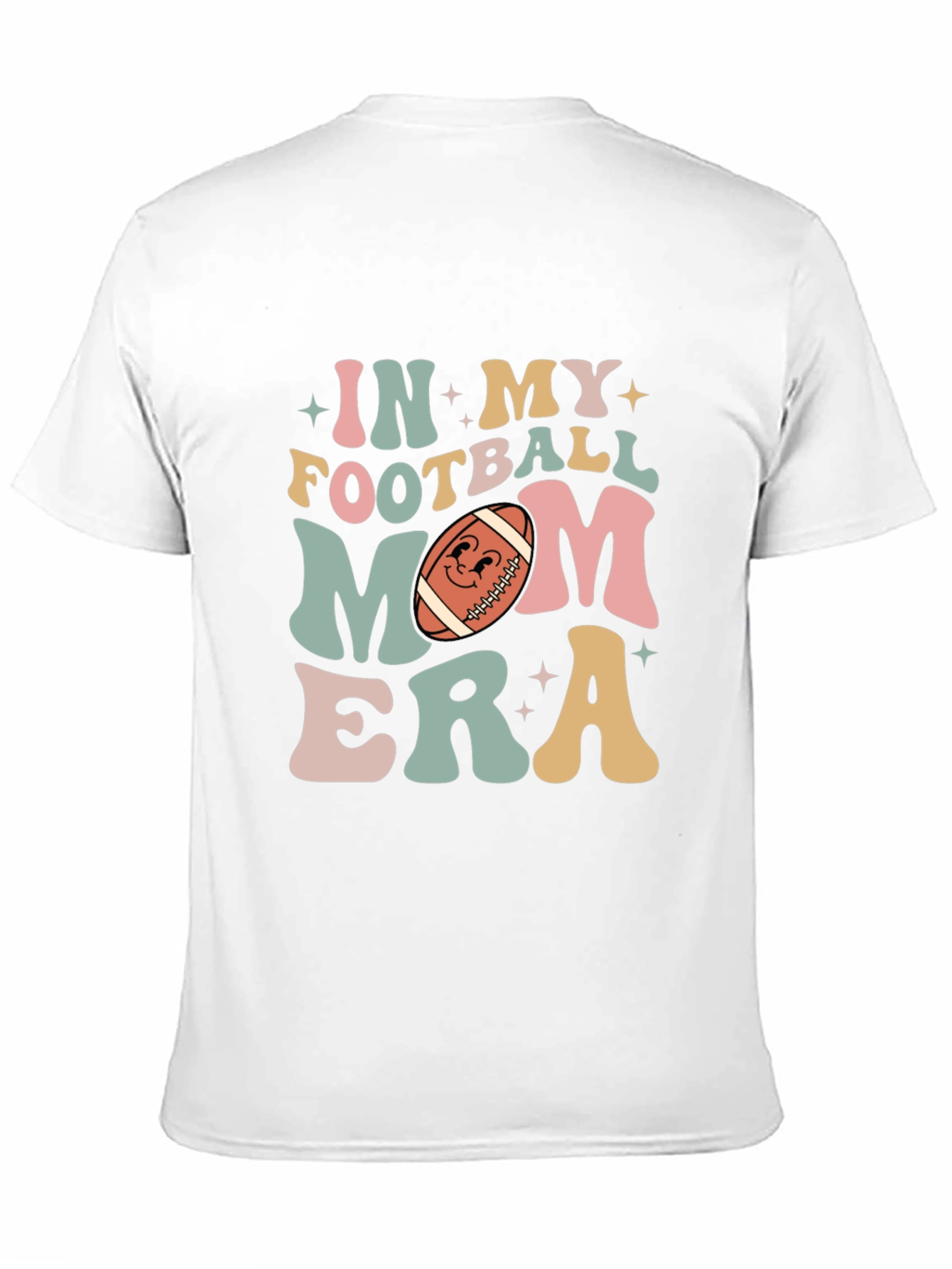 Black Football Mom Era T-Shirt view 11