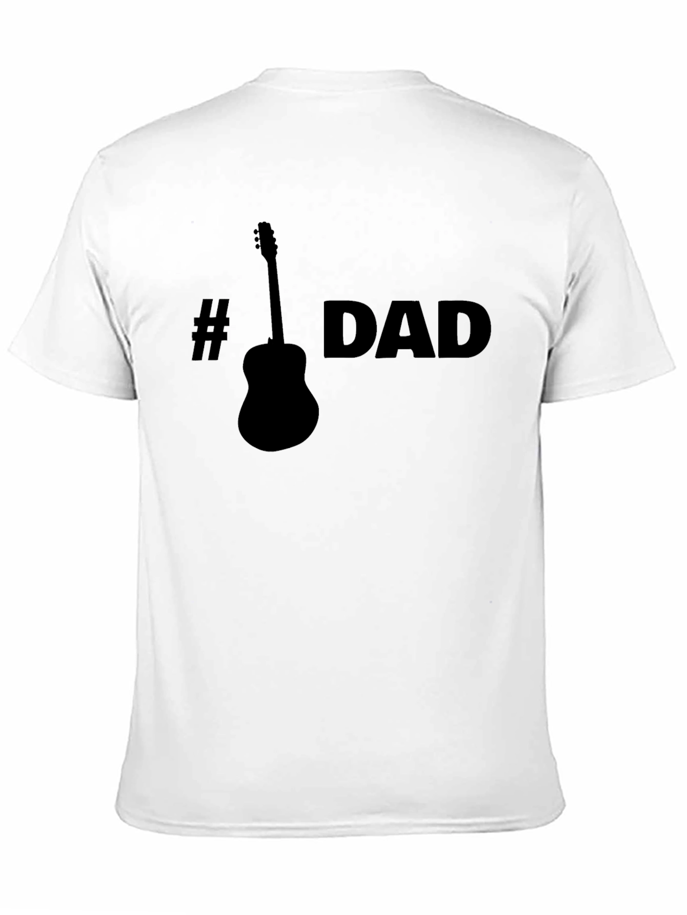 Black #Guitar Dad Graphic T-Shirt - Father's Day Gift view 11