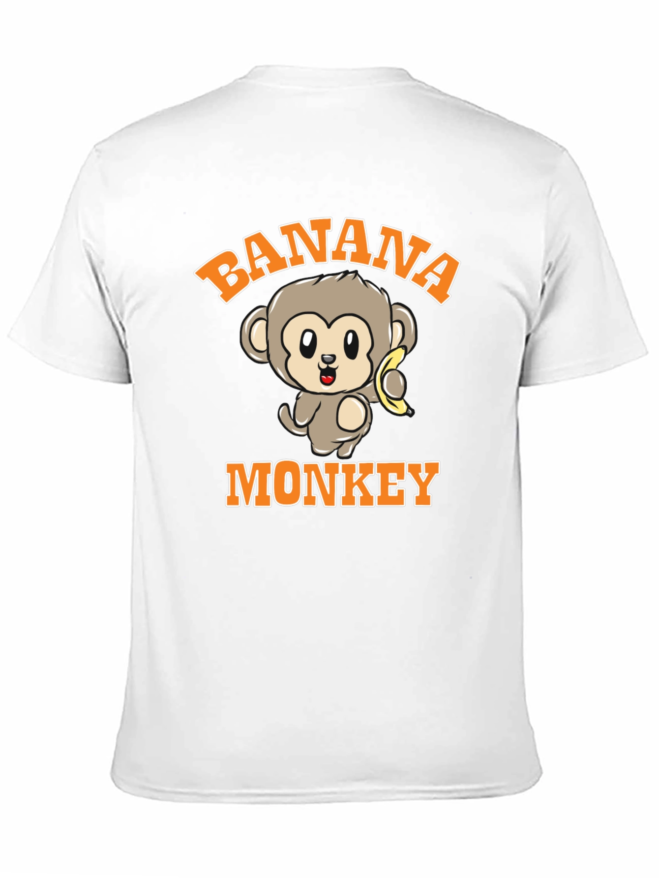 Black Banana Monkey Graphic Print Black T-Shirt view 11