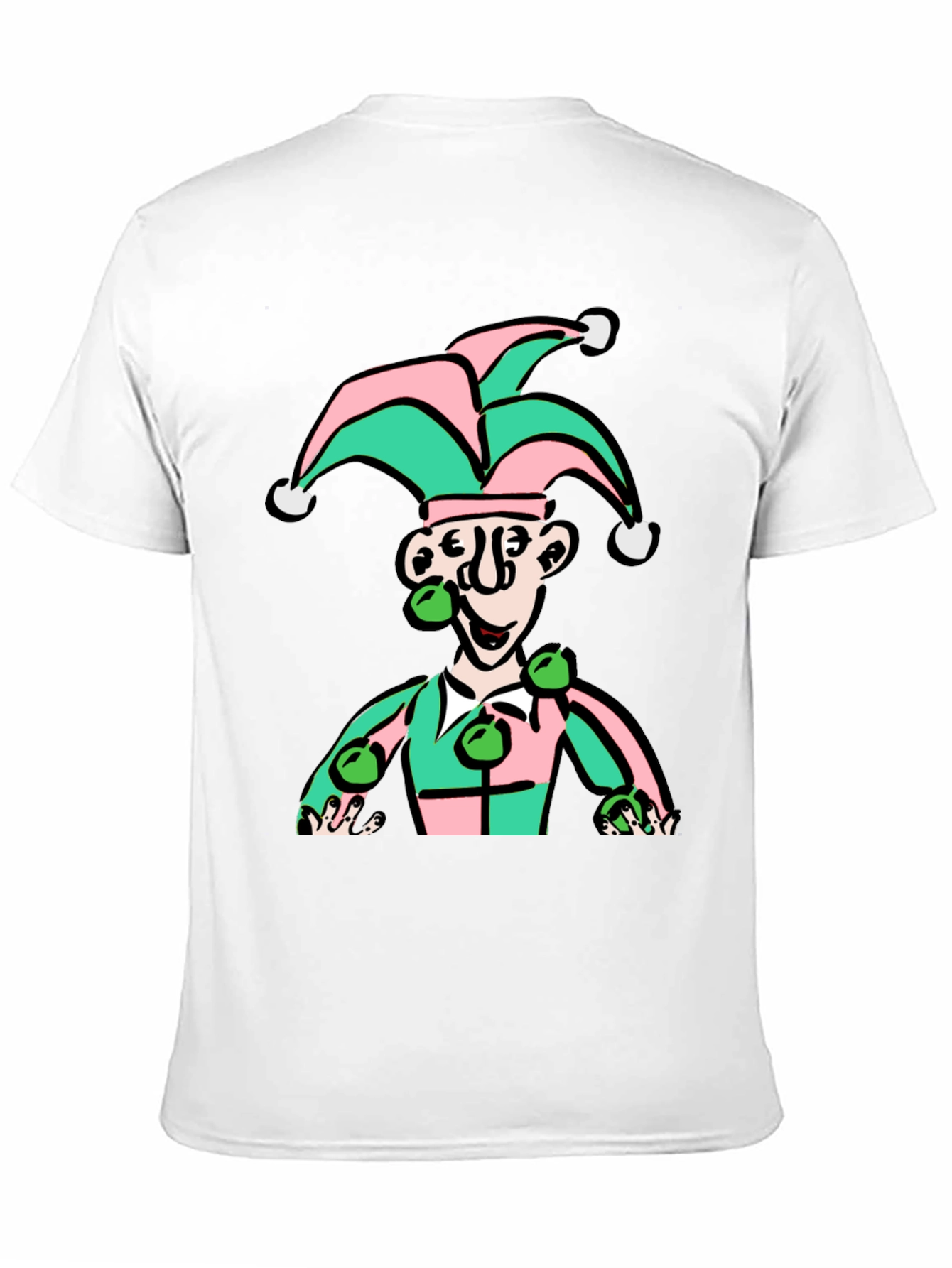 Black Jester Graphic T-Shirt - Playful & Unique Design view 11