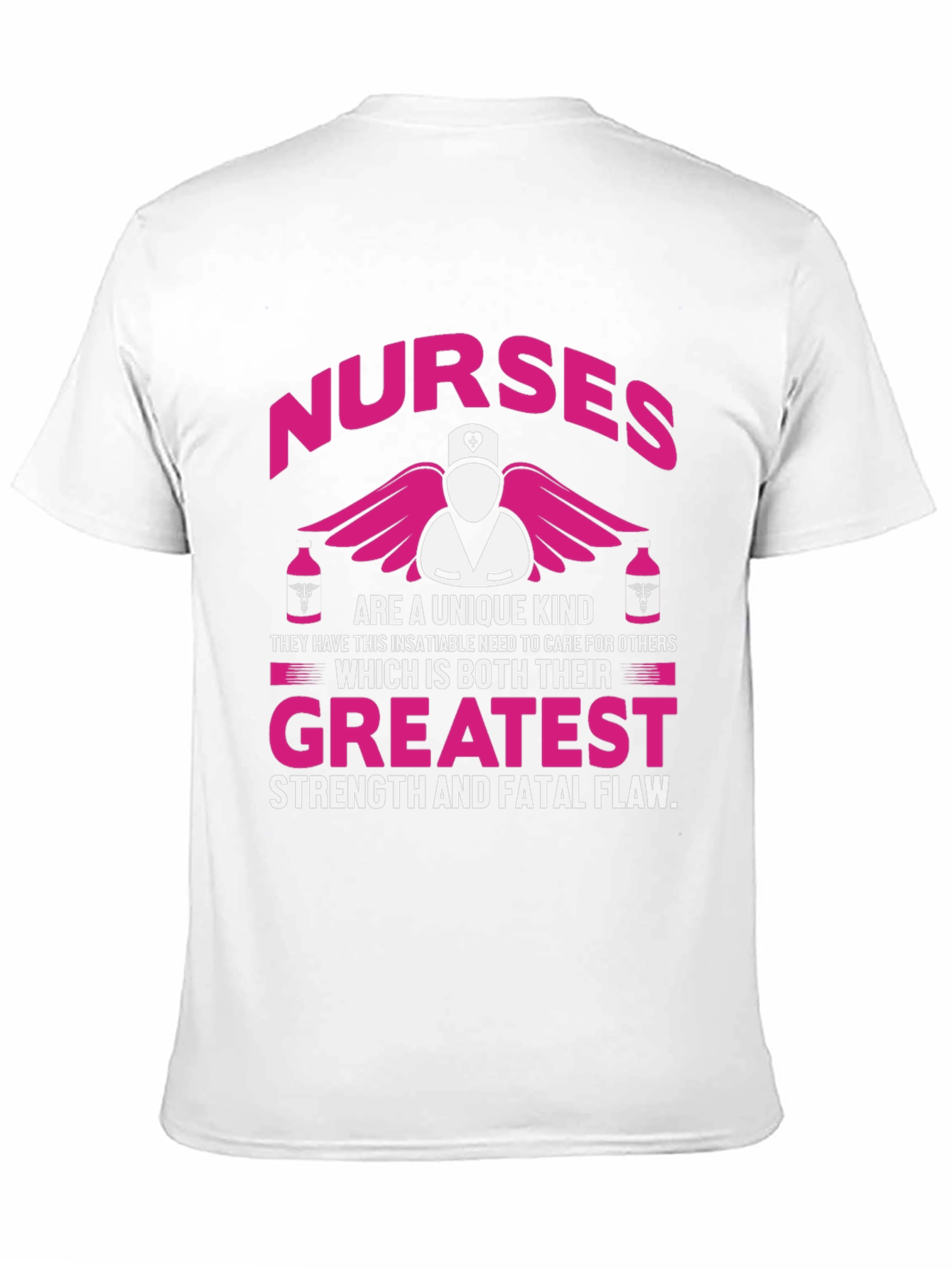 Black Nurses Unique Kind T-Shirt - Pink Graphic Tee view 11