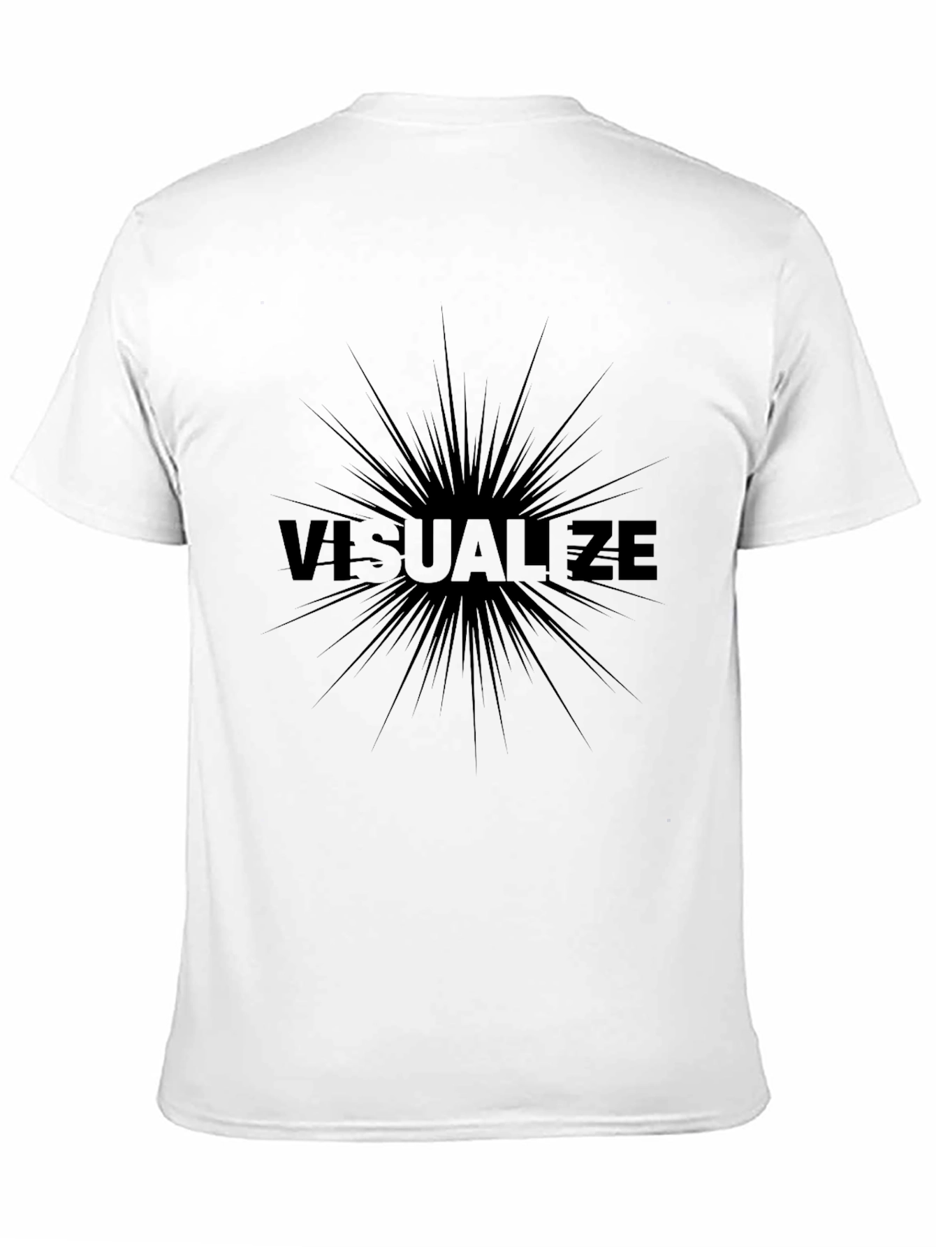 Black Visualize Graphic T-Shirt - Stylish Black Tee view 11