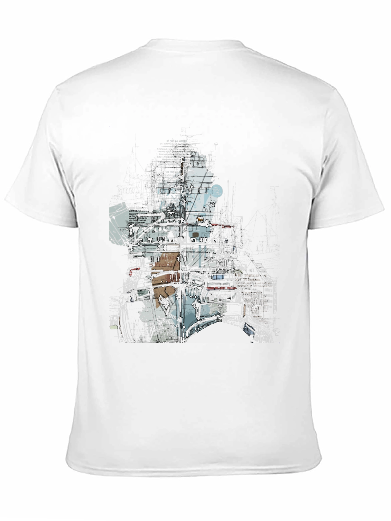 Black Abstract Drums Graphic T-Shirt - Modern Music Tee view 11