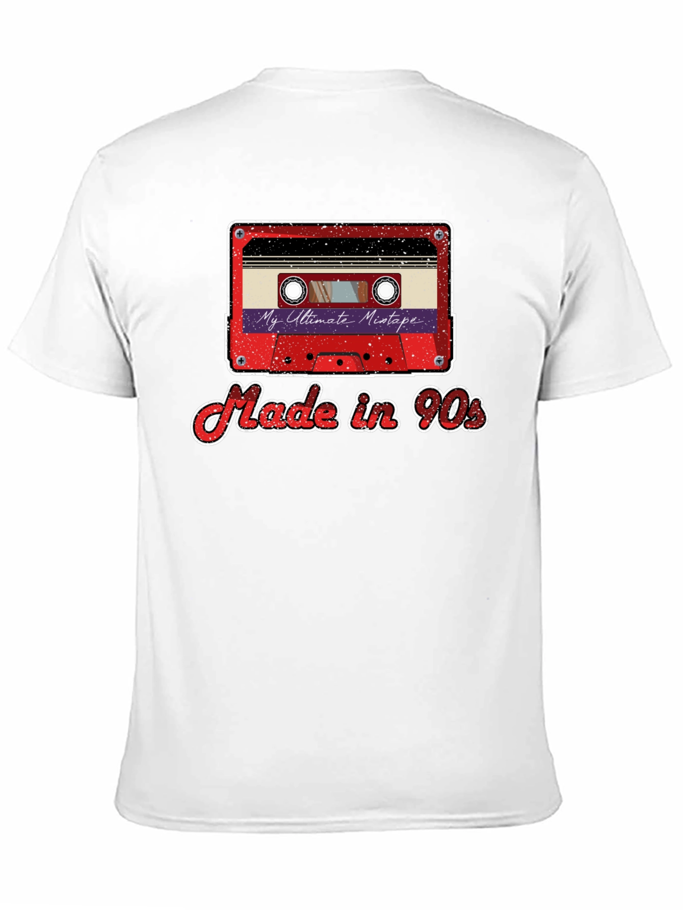 Black Made in 90s Mixtape Graphic Tee view 11