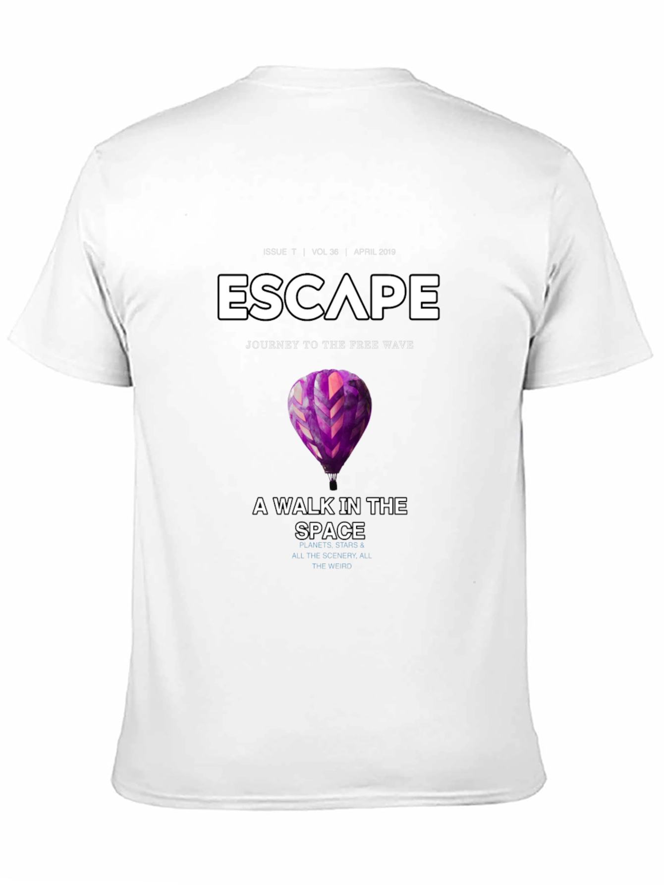Black Escape Black Graphic T-Shirt view 11