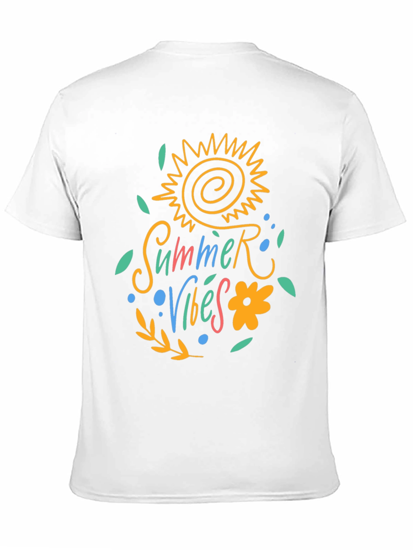 Black Summer Vibes Graphic Tee - Black view 11