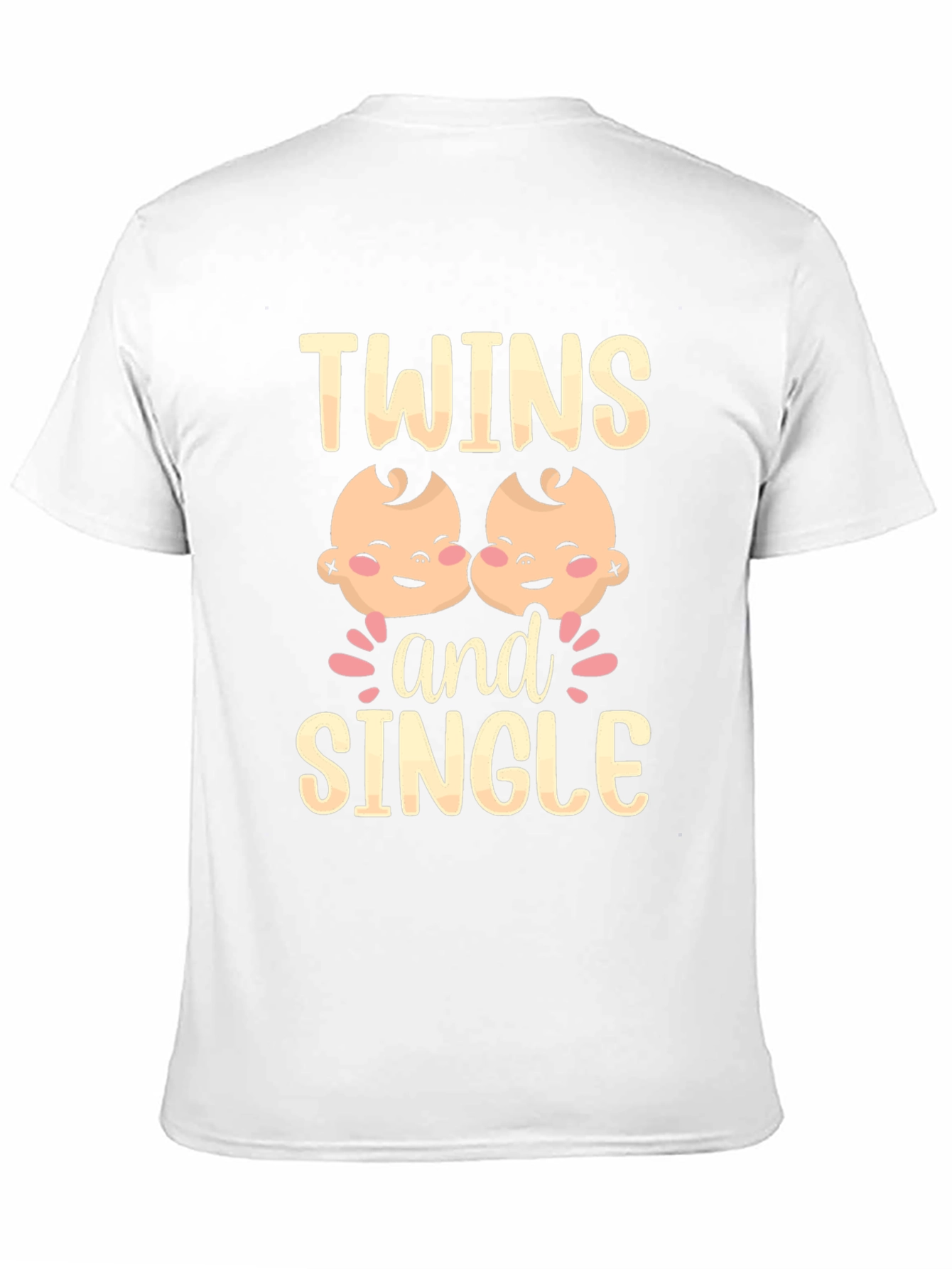 Black Twins and Single Funny Graphic Tee view 11