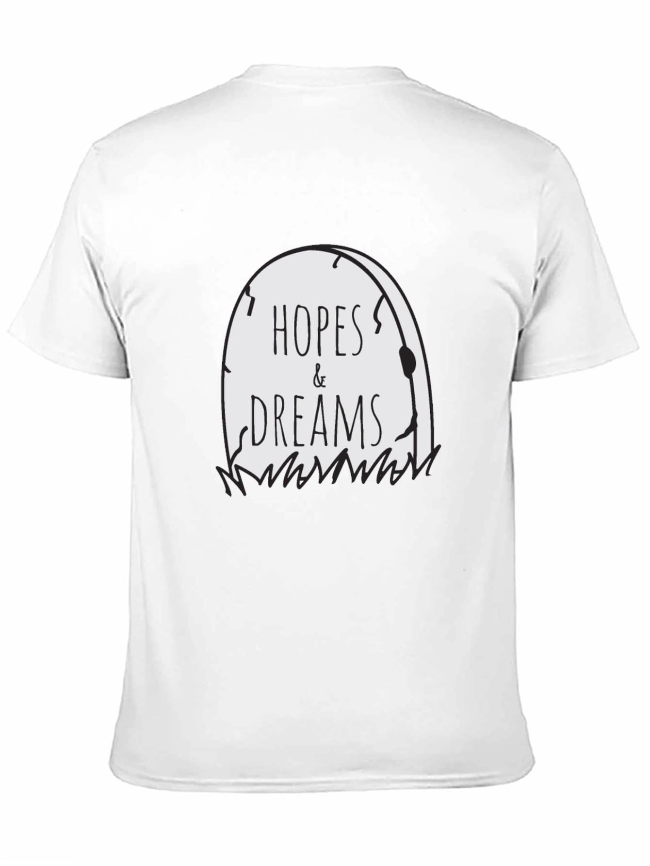Black Hopes & Dreams Tombstone Graphic Tee - Black view 11
