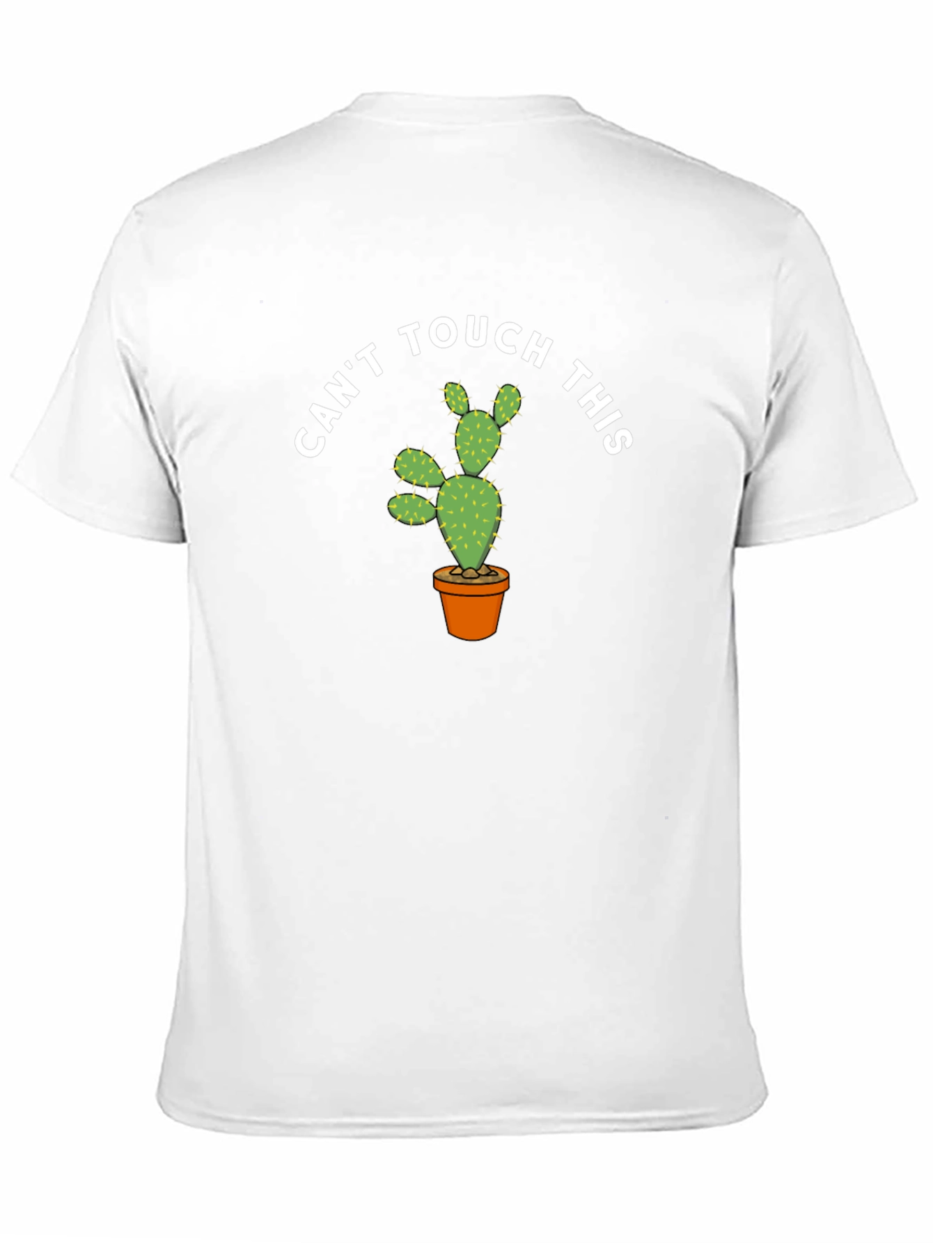Black Funny Cactus Graphic T-Shirt - Can't Touch This view 11