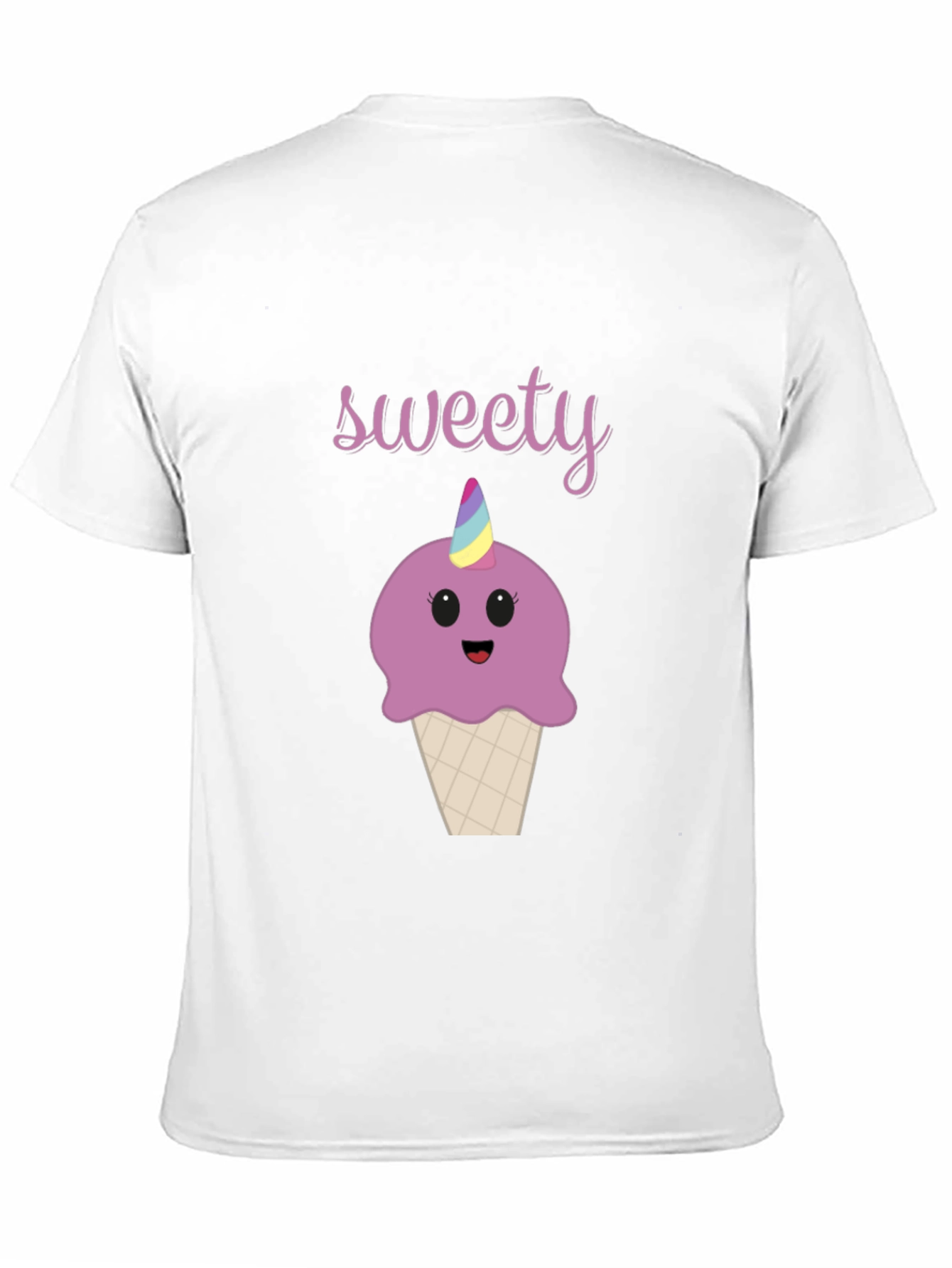 Black Sweet Unicorn Cupcake T-Shirt - Fun Graphic Tee view 11