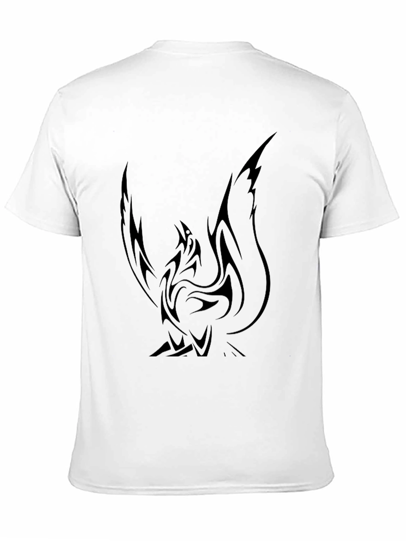 Black Phoenix Graphic Tee - Black T-Shirt for Men view 11