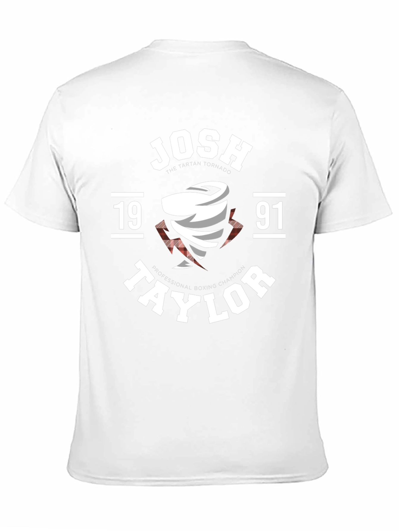 Black Josh Taylor Tartan Tornado T-Shirt view 11