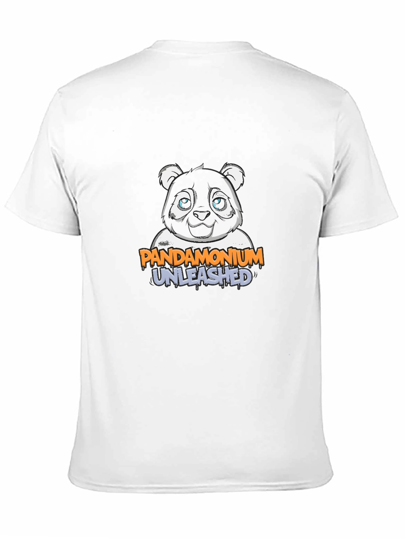 Black Pandamonium Unleashed Graphic Tee - Black Cotton Blend view 11