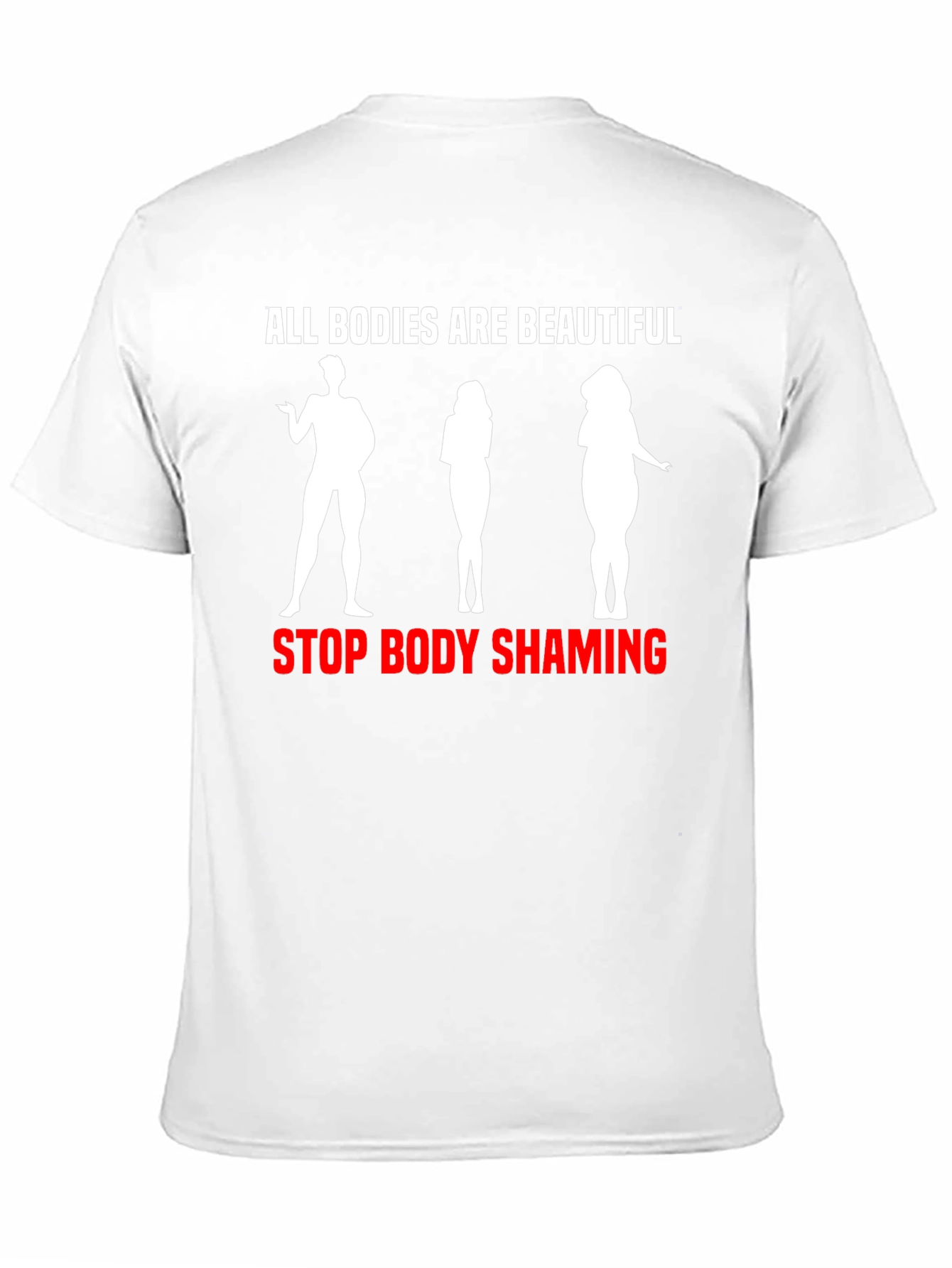 Black All Bodies are Beautiful Graphic Tee view 11