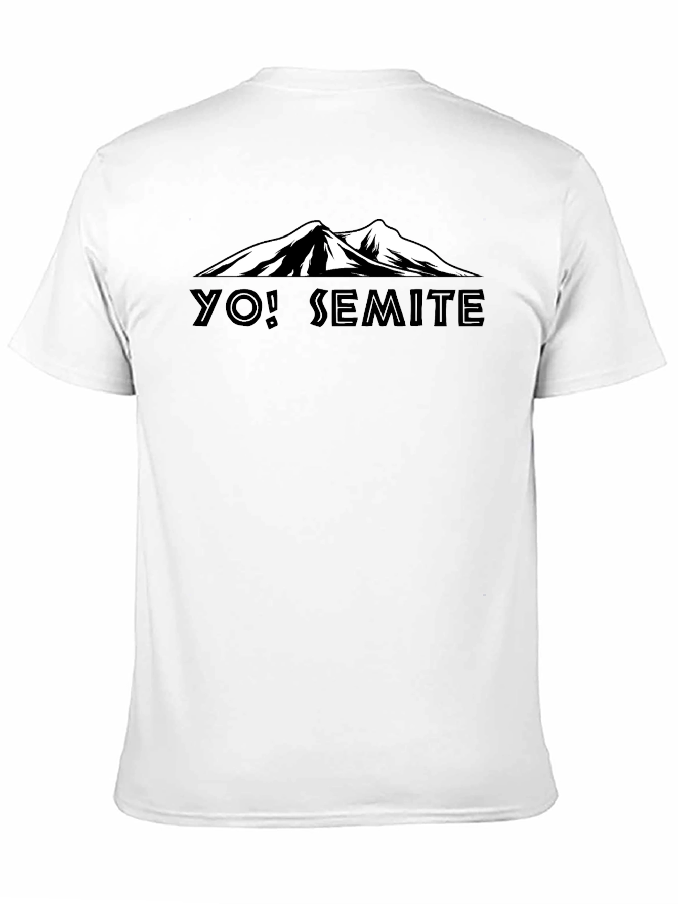 Black Yo! Semite Mountain Graphic Tee - Black view 11