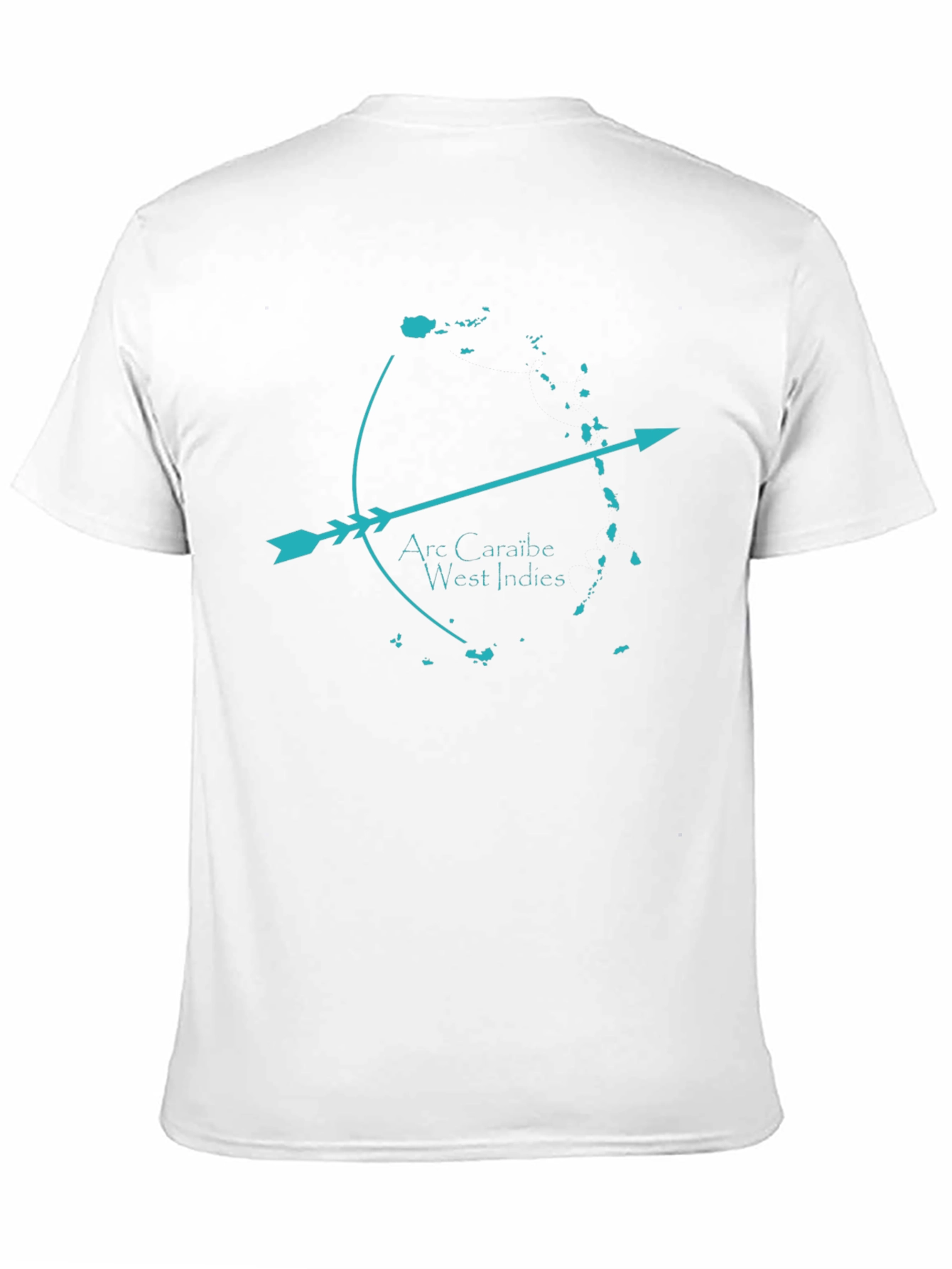 Black Caribbean Islands Bow & Arrow Graphic Tee view 11