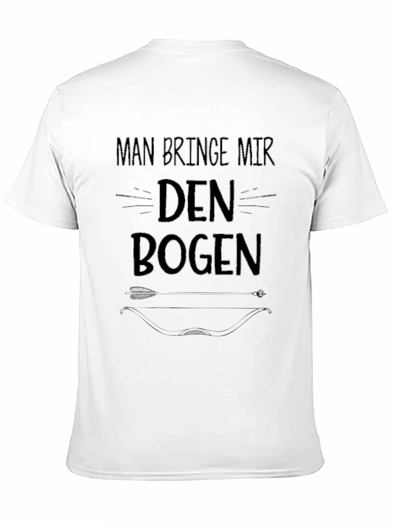 Black Man Bringe Mir Den Bogen Black T-Shirt view 11
