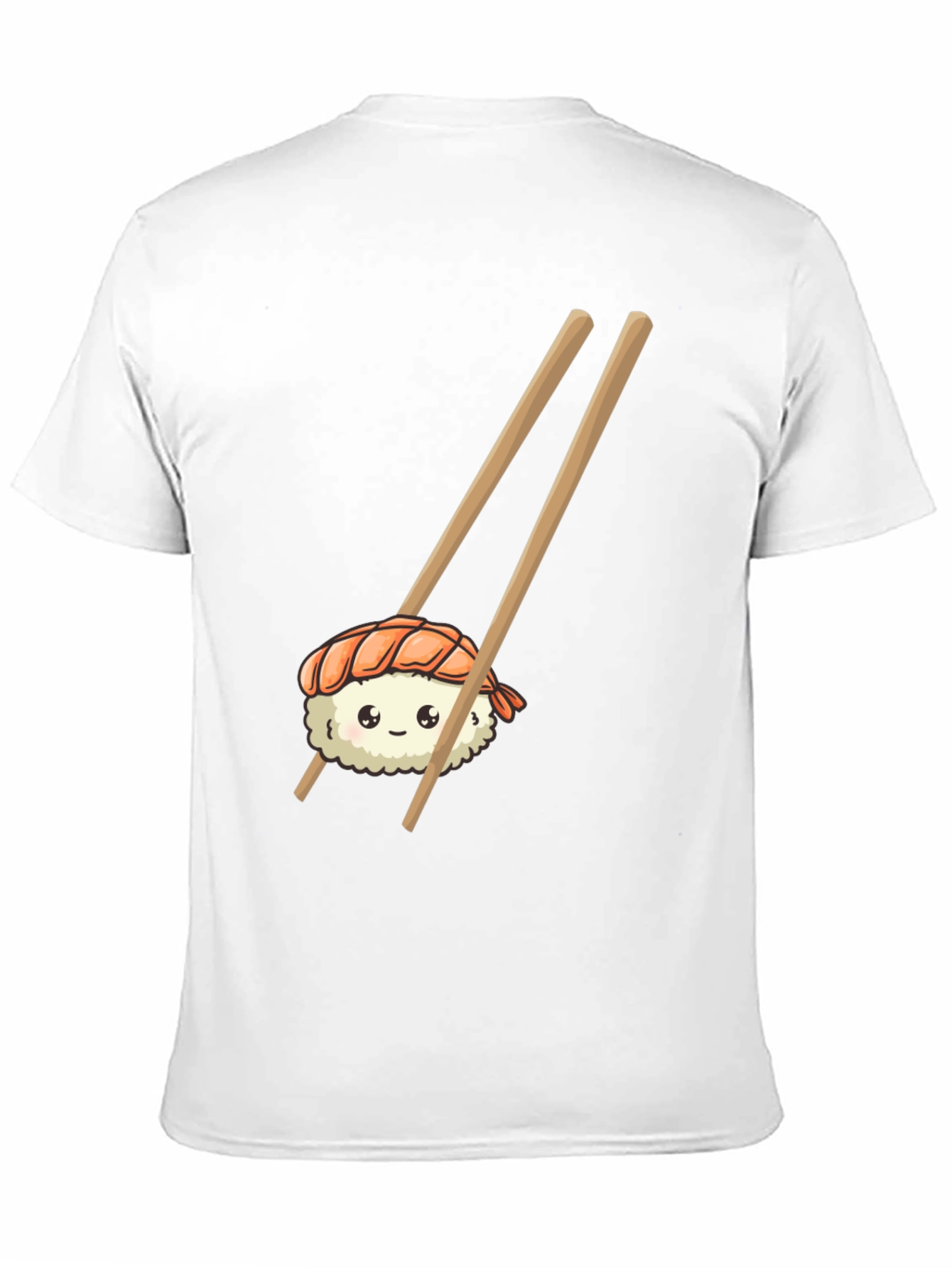 Black Sushi Graphic Tee - Cute Foodie T-Shirt view 11