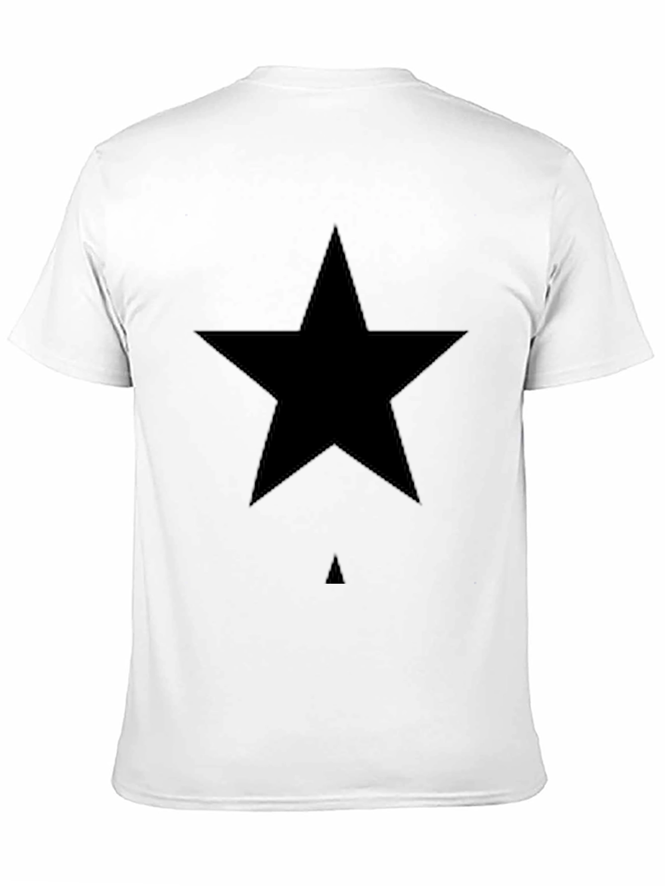 Black Black Star Graphic Tee - Modern Minimalist Design view 11