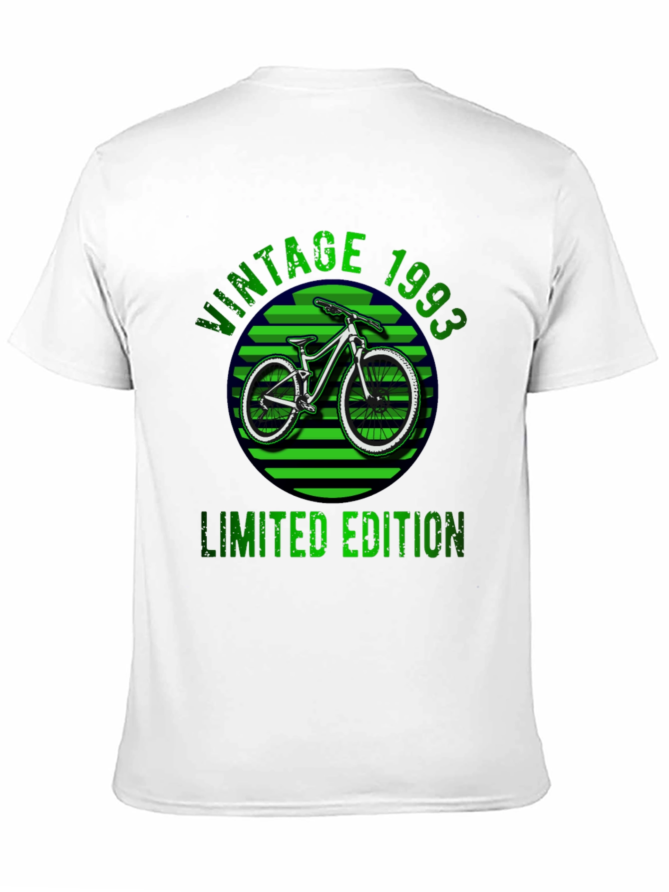 Black Vintage 1993 Limited Edition Bicycle Graphic T-Shirt view 11