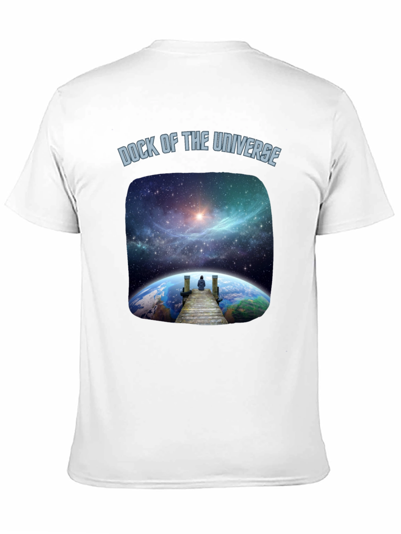 Black Dock of the Universe Graphic T-Shirt - Cosmic Dreams view 11