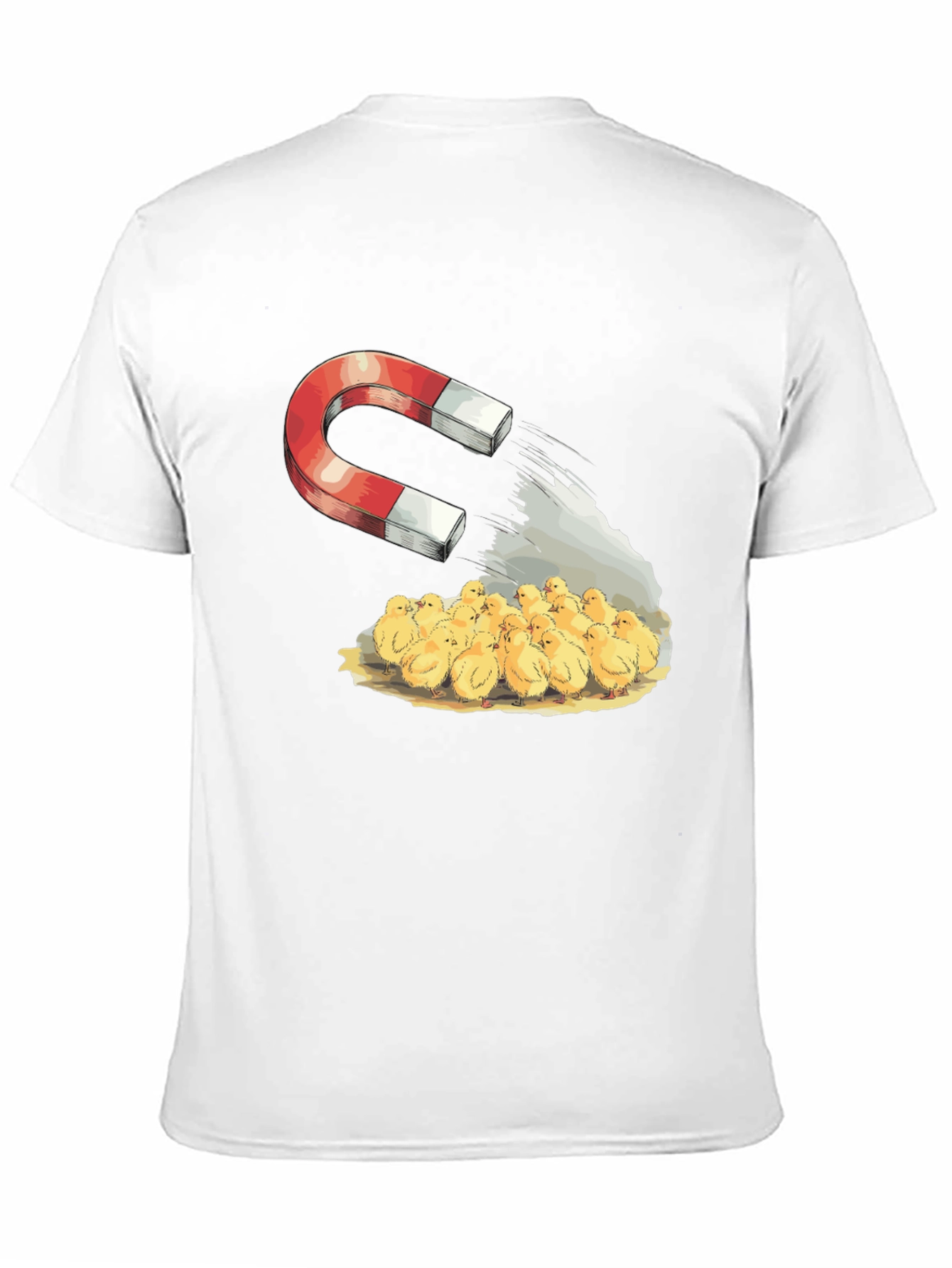 Black Magnet & Chicks Graphic Tee - Funny Humor T-Shirt view 11