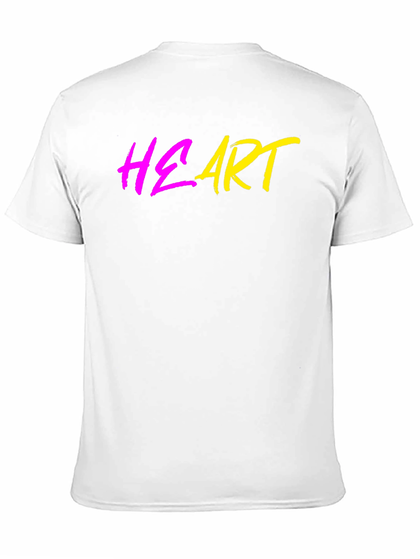 Black Heart Graphic Black Tee - Trendy Casual Wear view 11