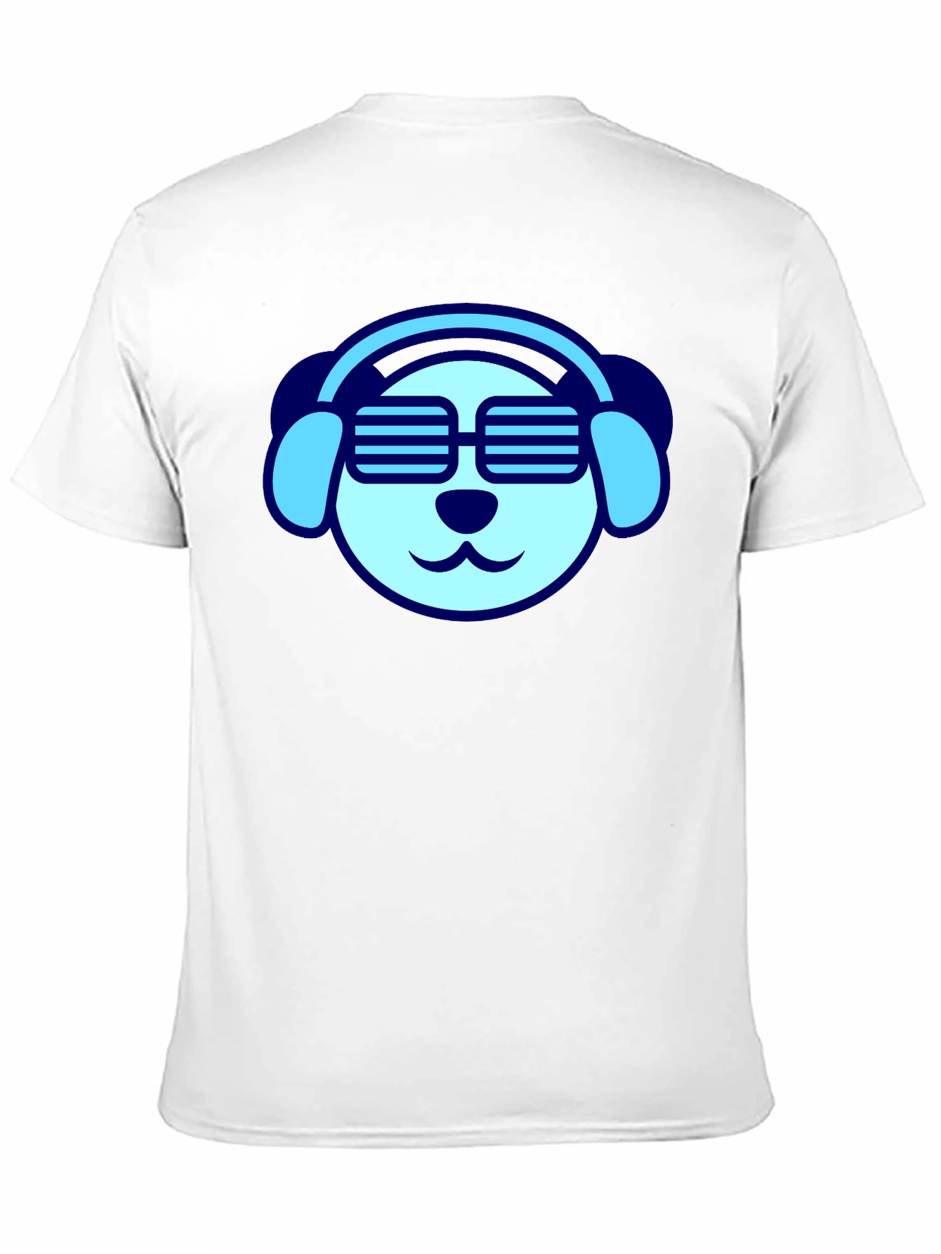 Black Cool Dog Tee - Headphones & Shades view 11