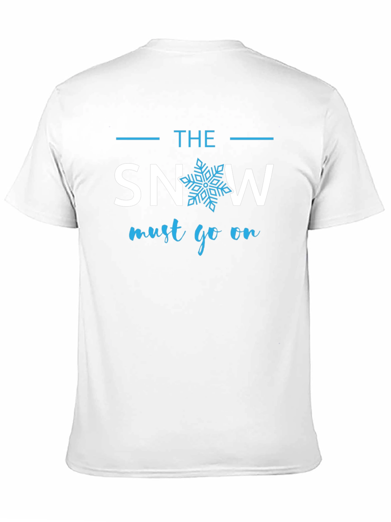 Black The Snow Must Go On Graphic Tee - Cotton Blend view 11